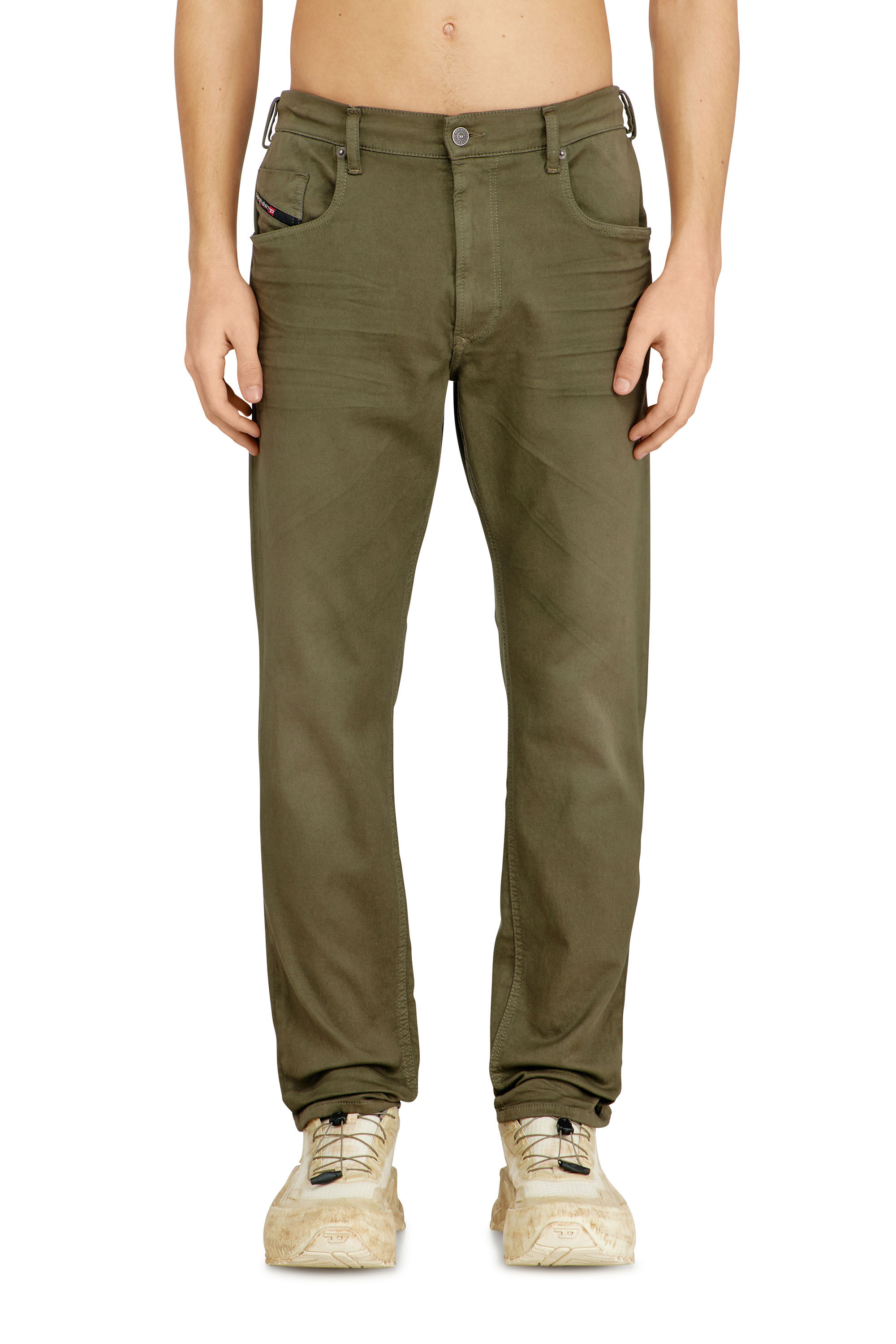 Men's Regular Jeans | Military Green | Diesel 2032 D-Krooley-BW
