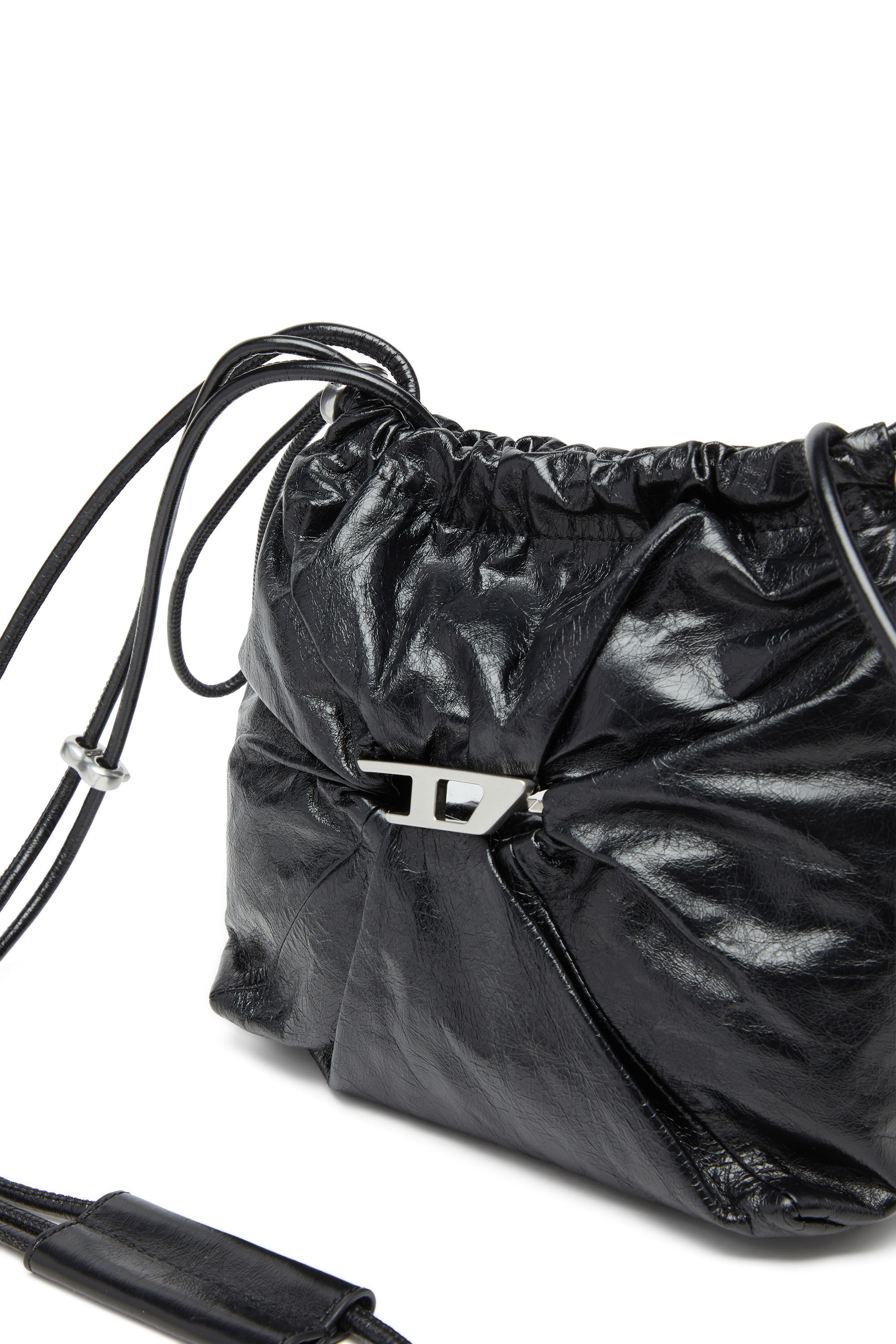 早い者勝ち!!! DIESE ◆ クロスボディバッグ｜Scrunch-D Bucket Women's Scrunch-D-Bucket bag in shiny wrinkled leather