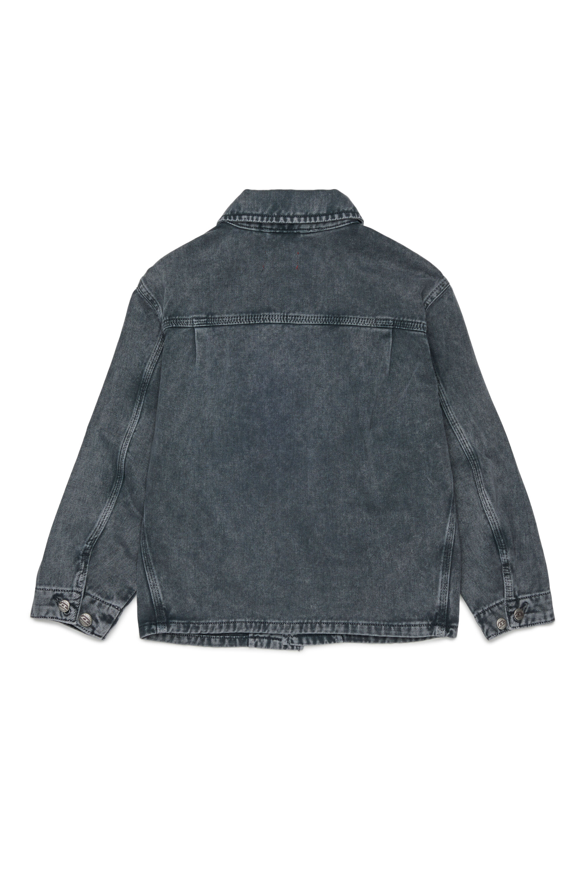 Diesel - JSTACK, Man's Workwear-style shirt jacket in Dark grey - 2