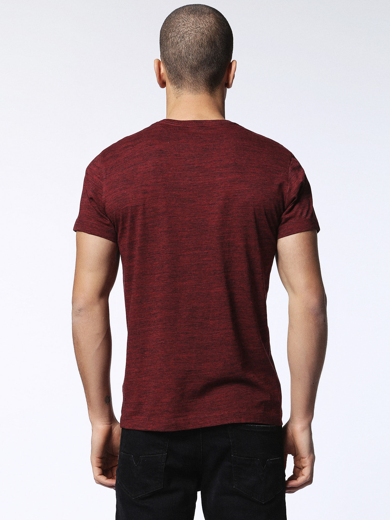00SN1L0GAOB T-Shirts Man T-SIRIO by Diesel Burgundy 00SN1L0GAOB T-Shirts Man T-SIRIO by Diesel Burgundy