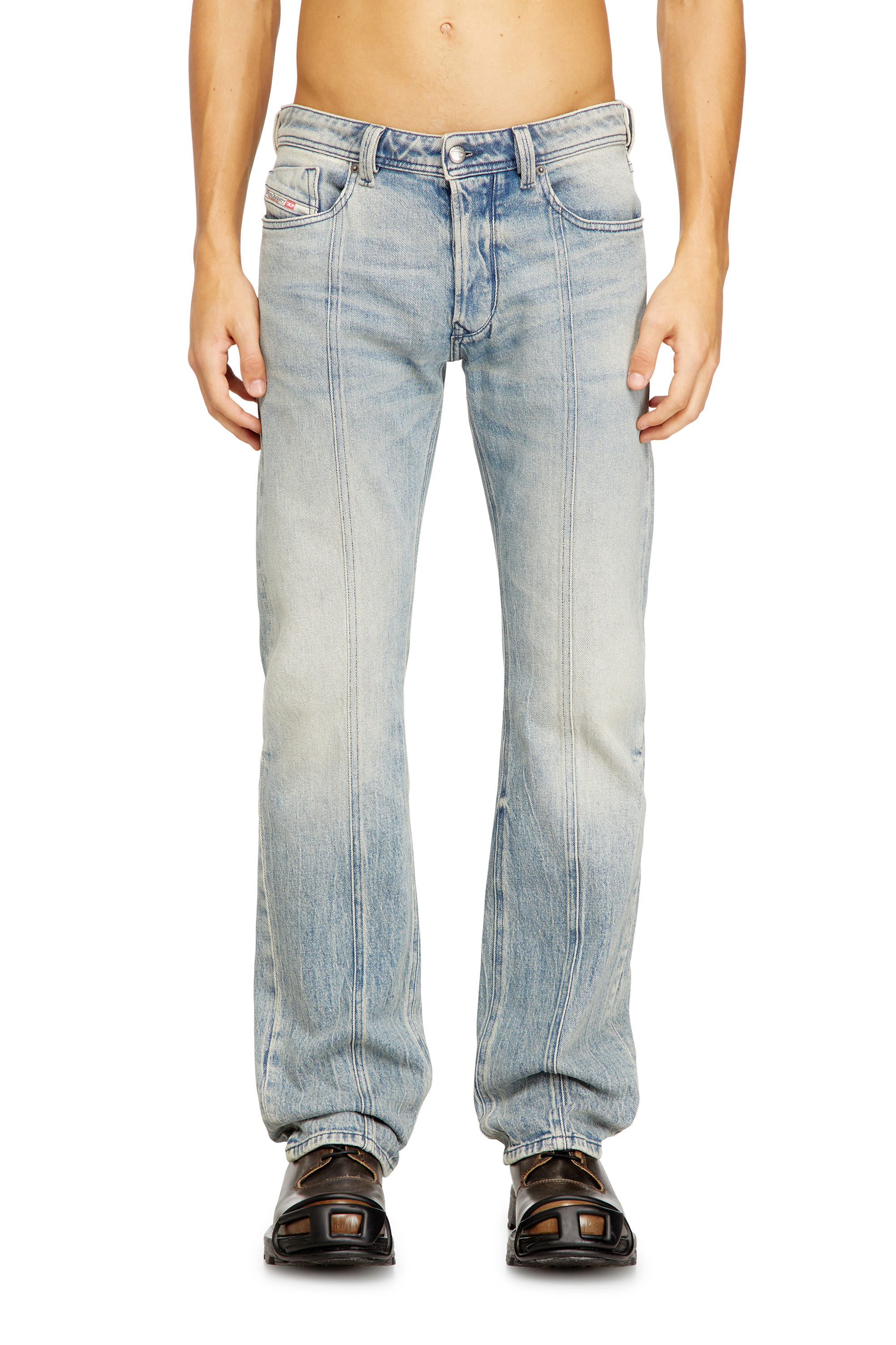 Men's Regular Jeans | Light Blue | Diesel 1985 Larkee
