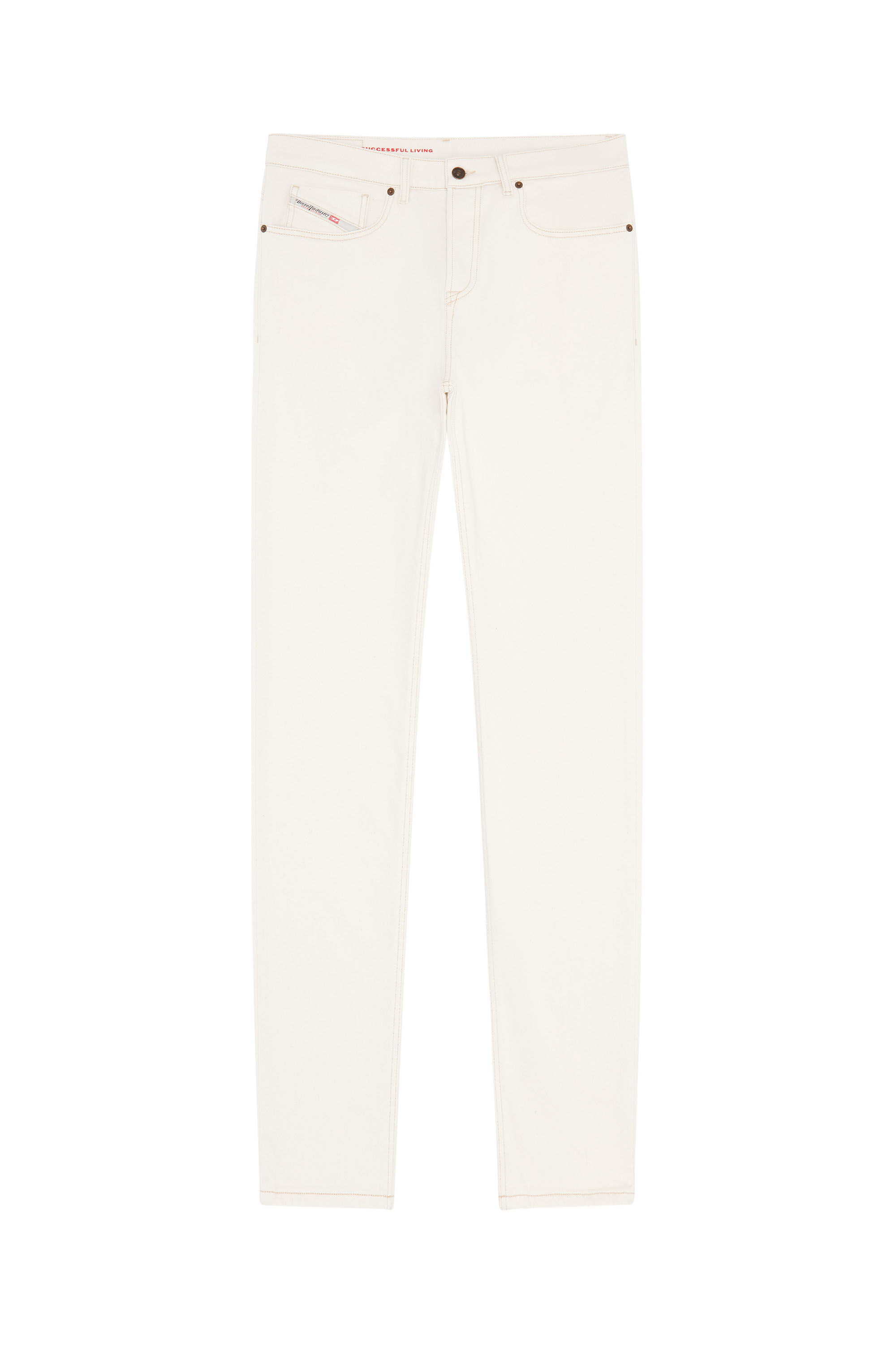 Diesel - 2005 D-FINING 09B94 Tapered Jeans, White - Image 2
