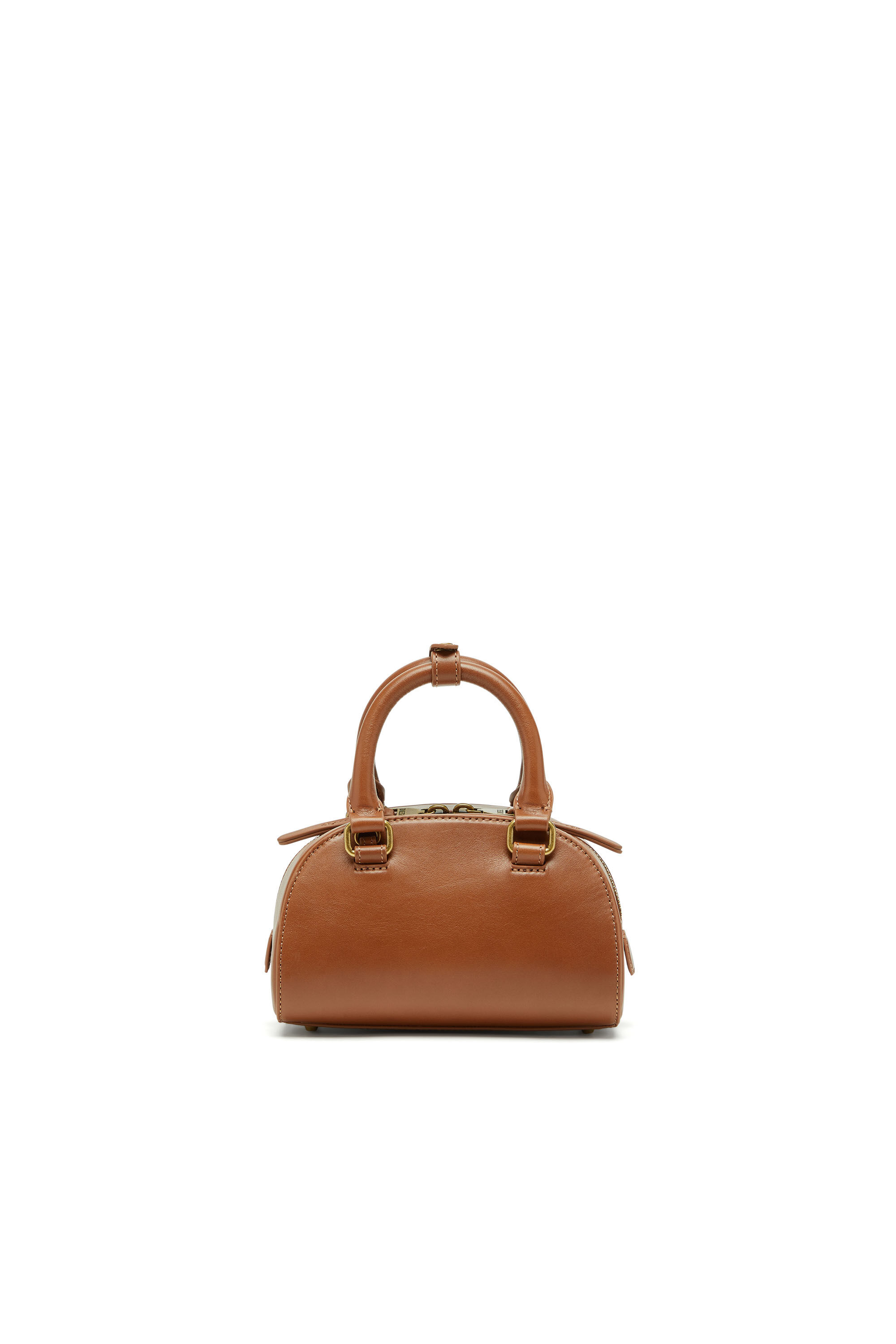 Women's 1DR Dome-Small bowling bag in pull-up leather | Brown