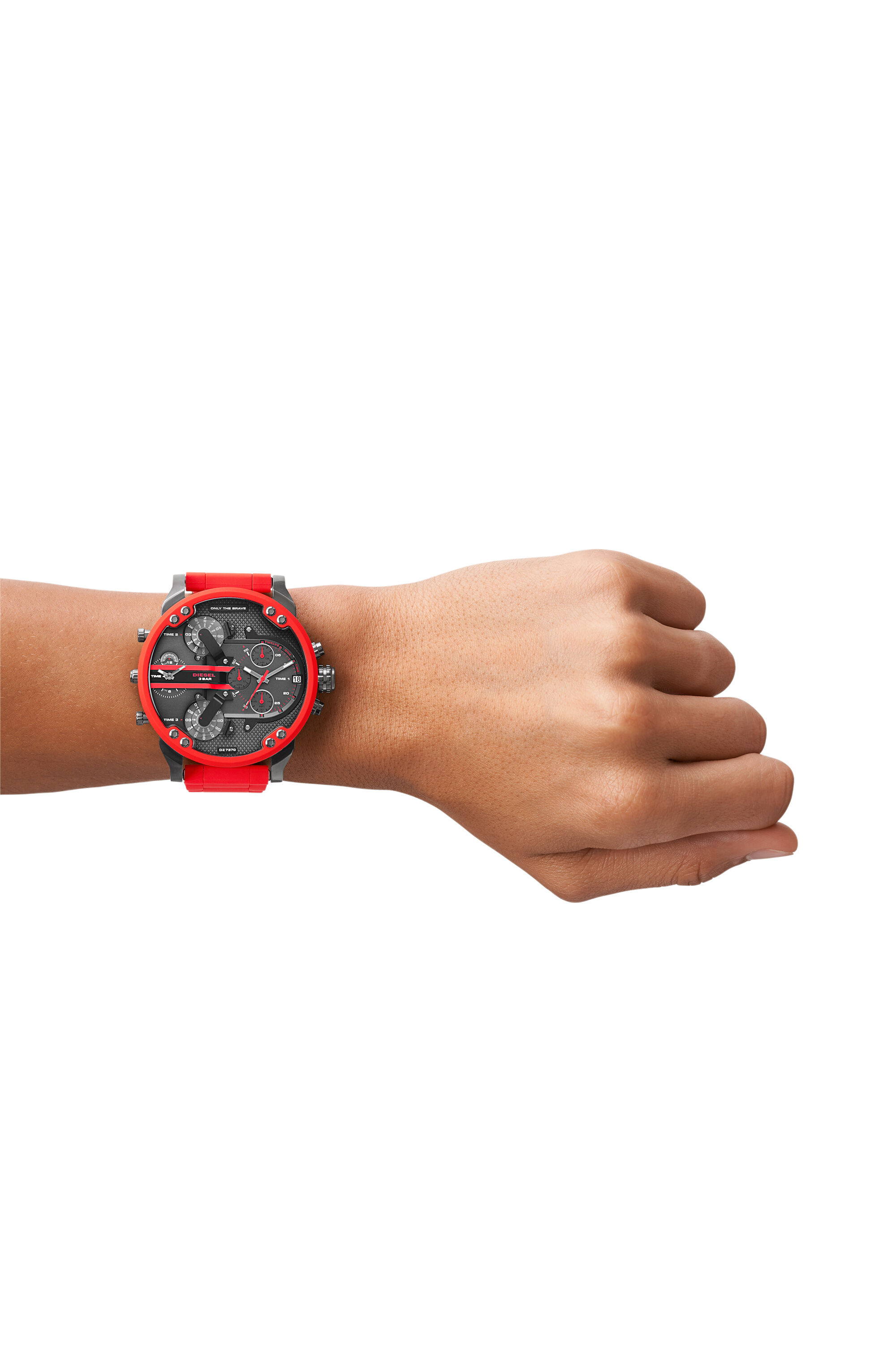 Orologio diesel rosso hot sale