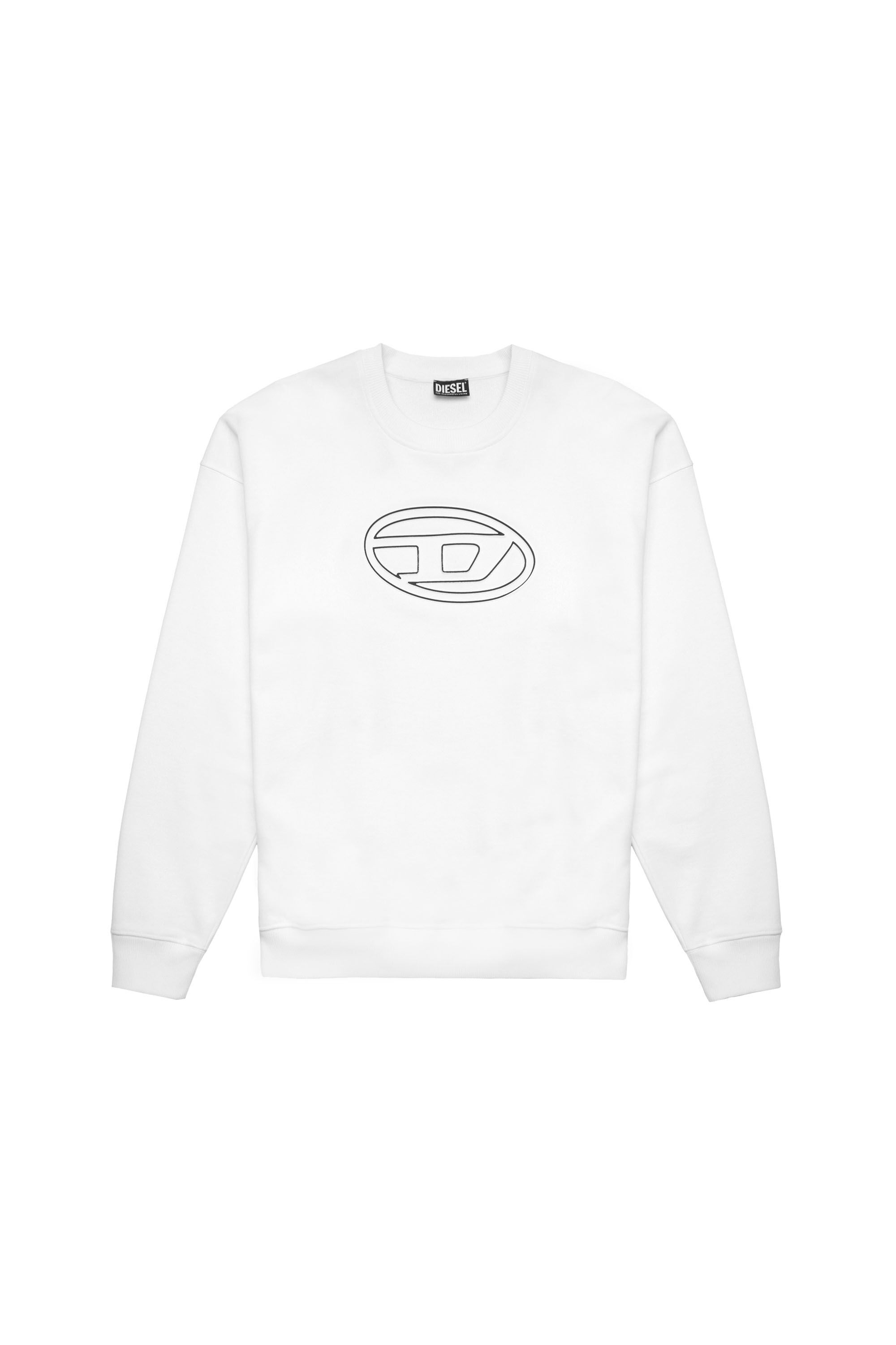 Men s Sweatshirt with embossed logo Diesel S MART BIGOVAL