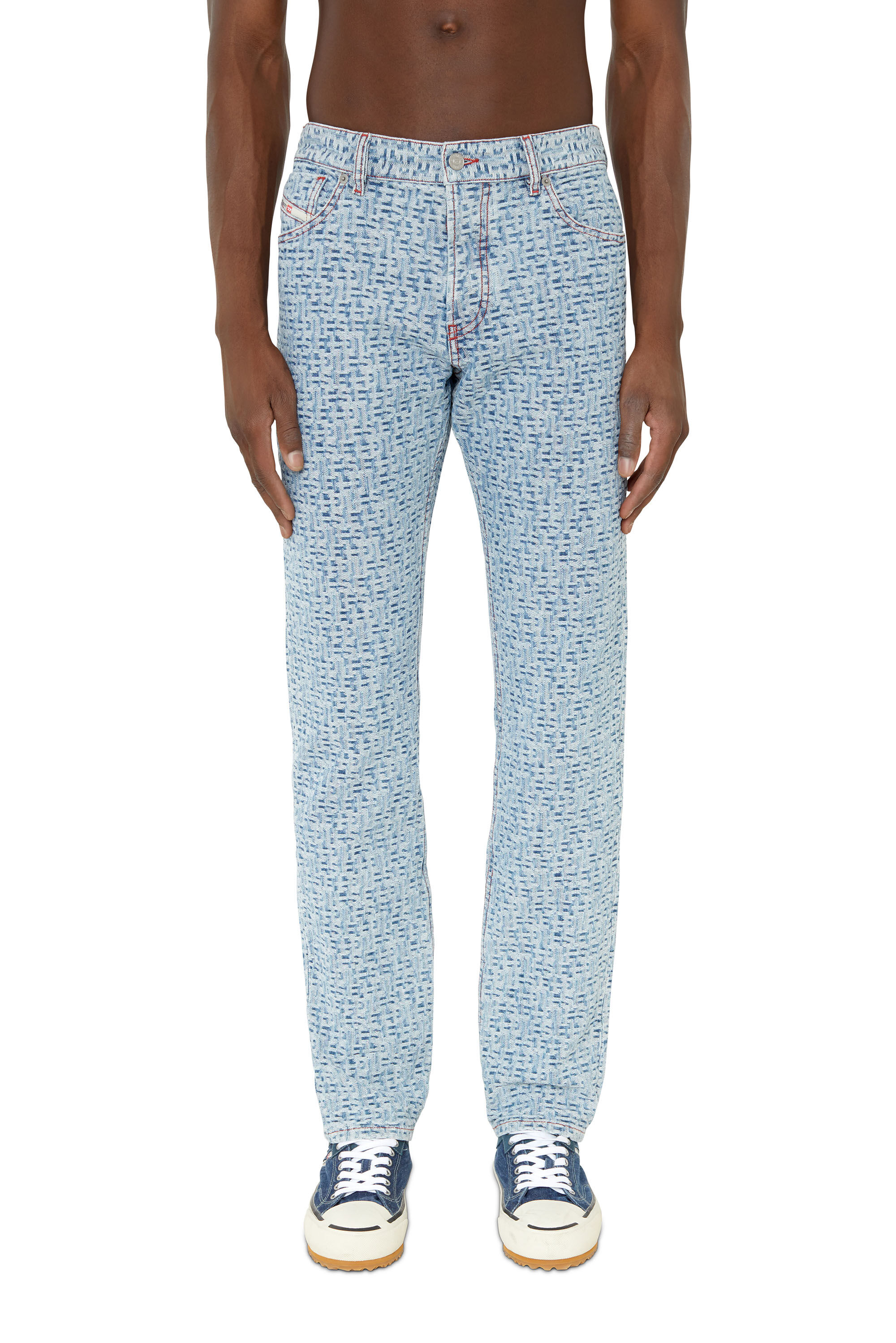 Diesel - 1995 D-Sark 09E37 Straight Jeans, Light Blue - Image 3