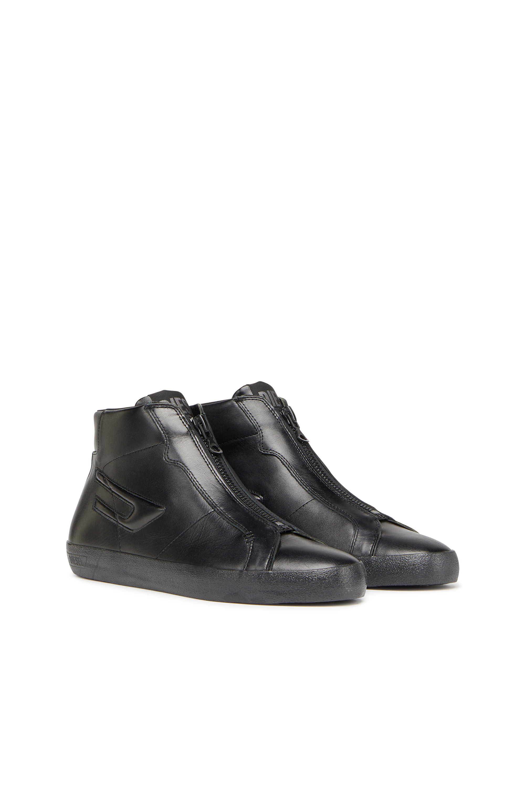 Diesel - S-LEROJI ZIP MID, Black - Image 2