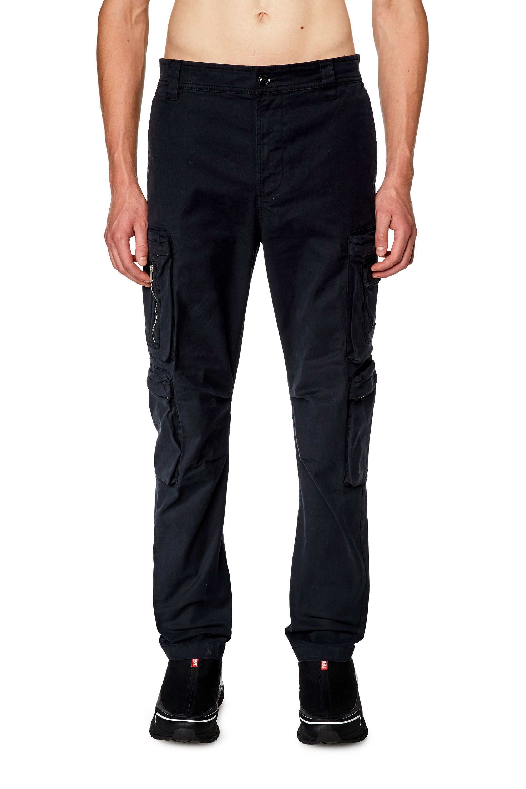 Men s Cargo pants with zip pocket P ARLEM Diesel