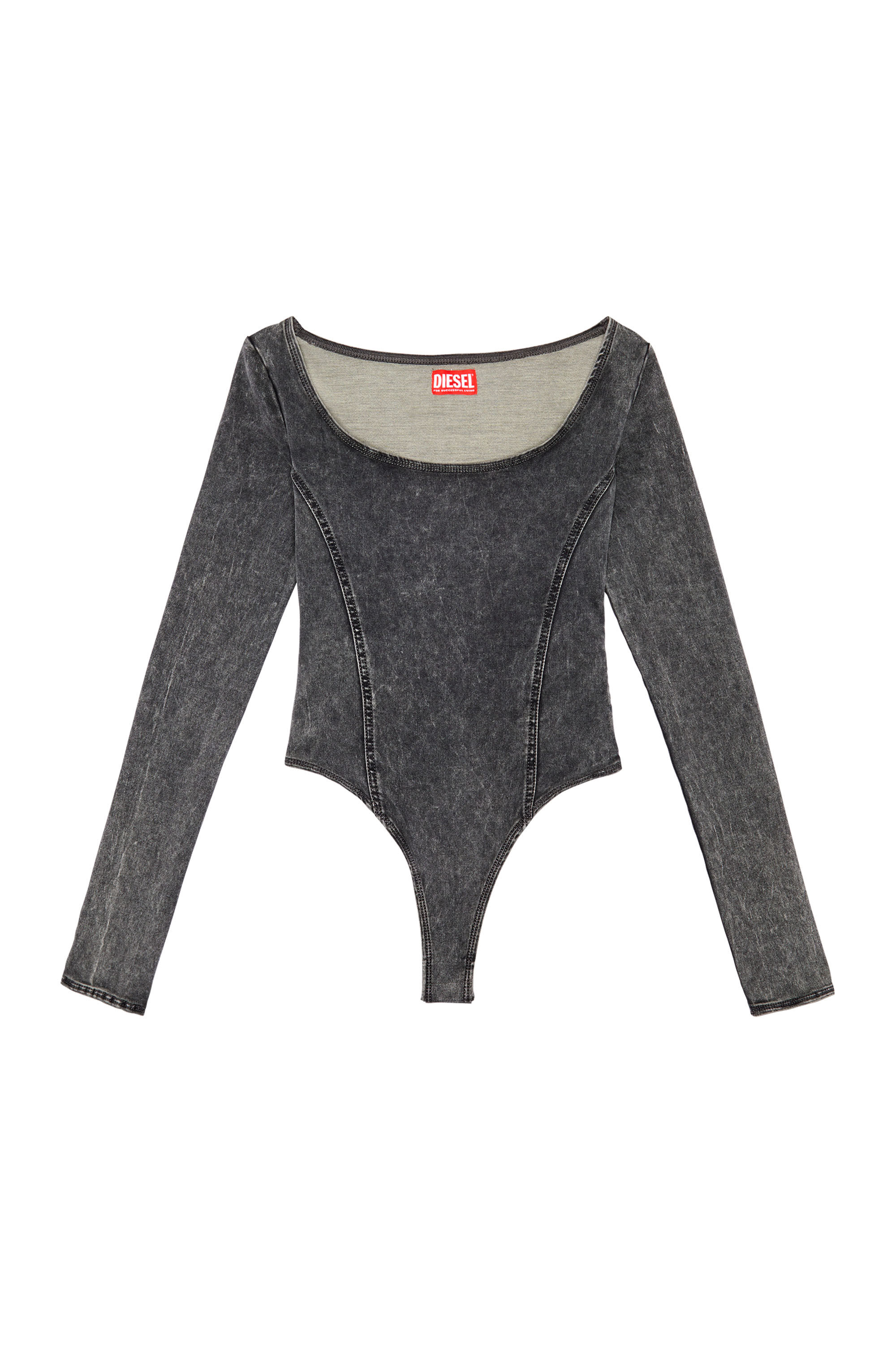 Diesel - D-CHO TRACK DENIM BODYSUIT, Dark Blue - Image 2