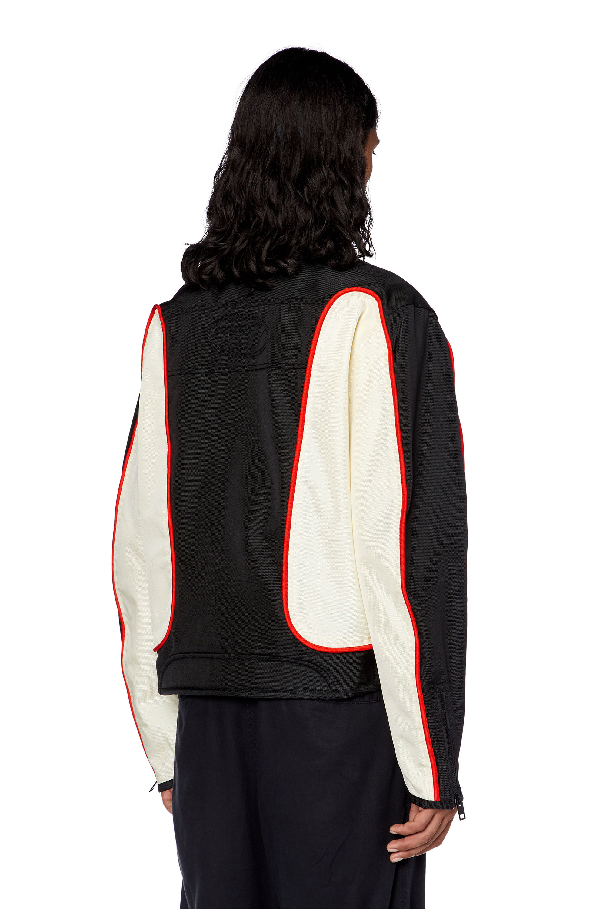 J-BLINK Unisex: 90's Biker jacket in waterproof nylon | Diesel
