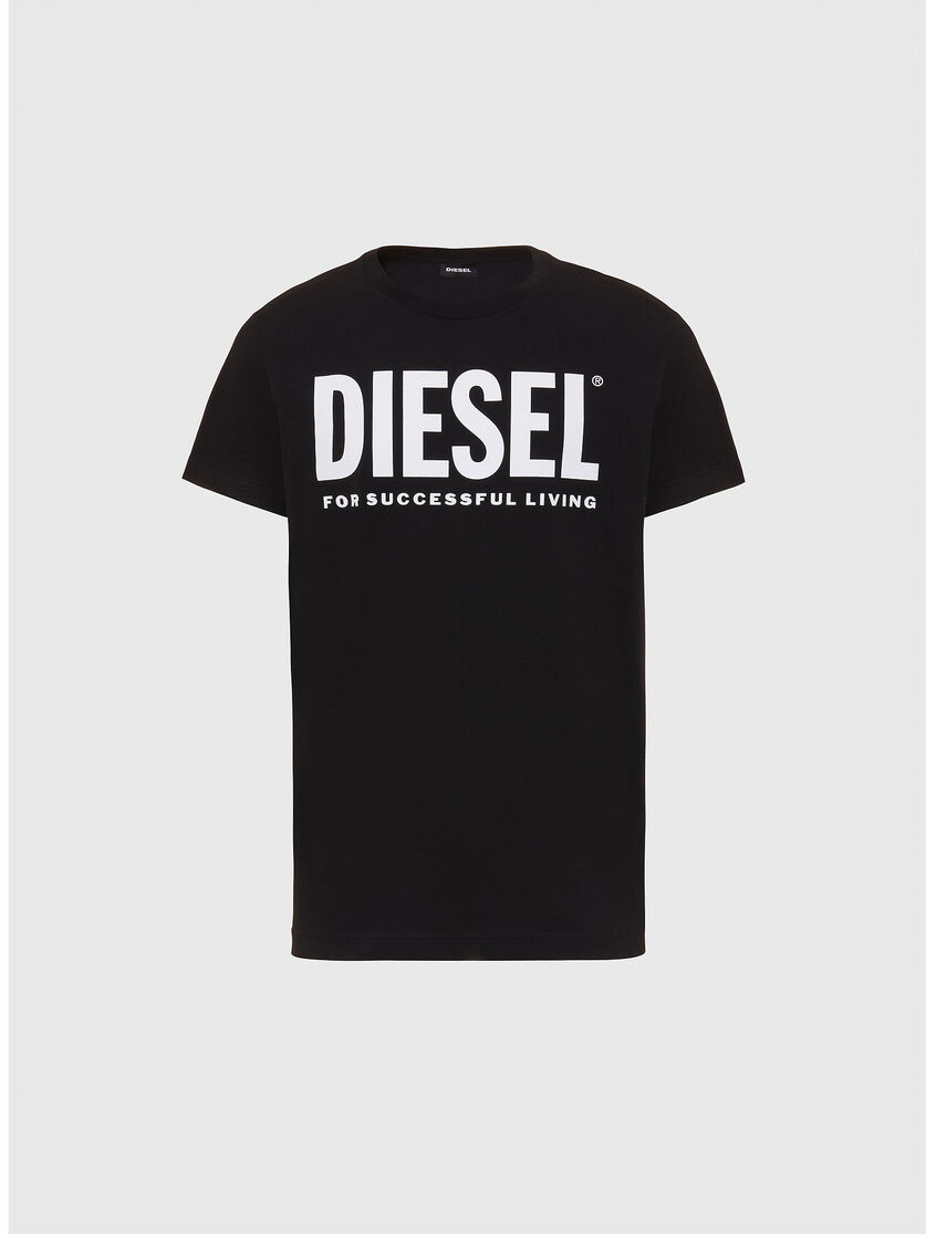 T Diego Logo Man Logo T Shirt In Fine Cotton Jersey Diesel