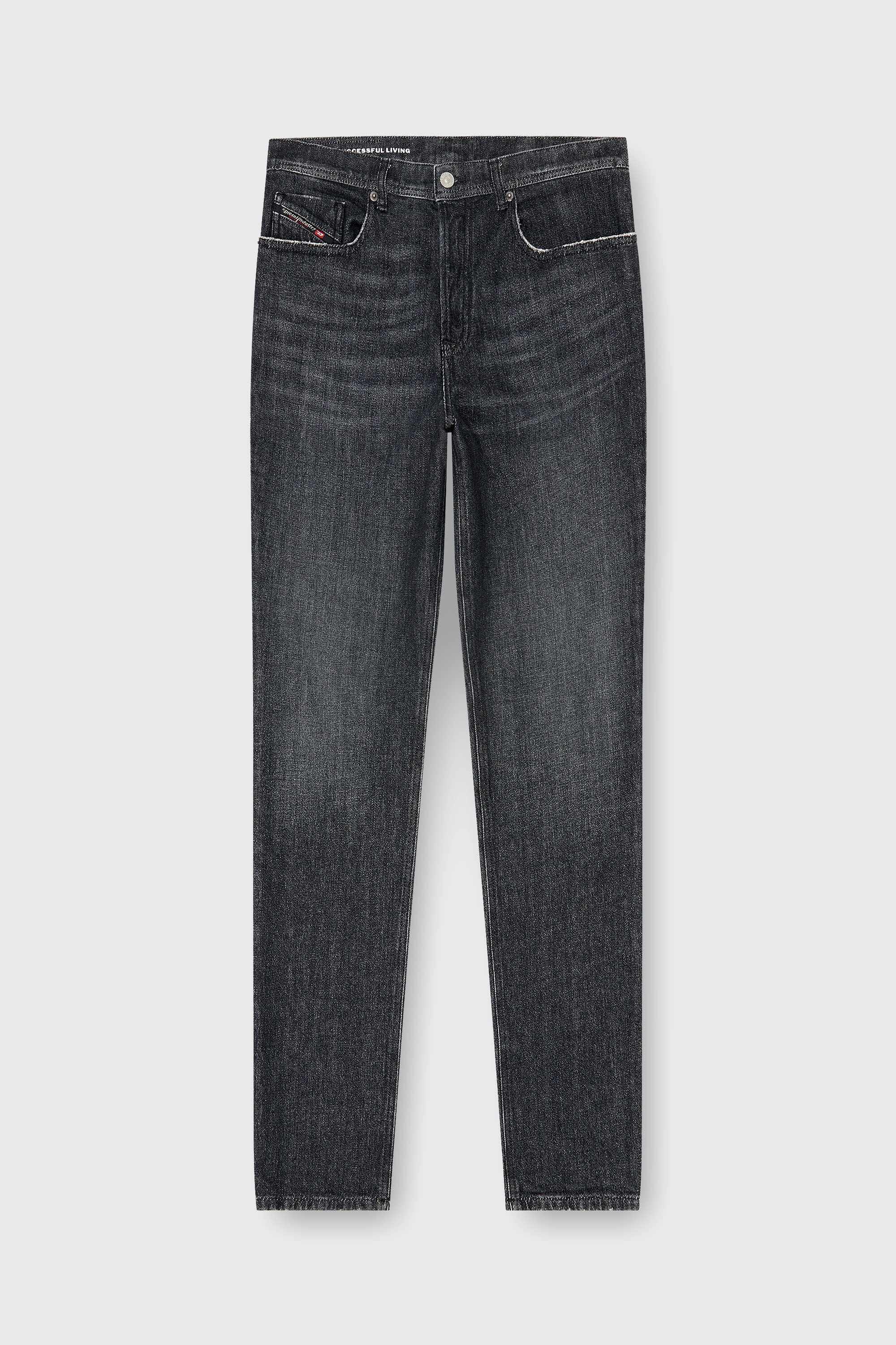Diesel - Man's Regular Jeans 2023 D-Finitive 09P79, Black/Dark grey - 6