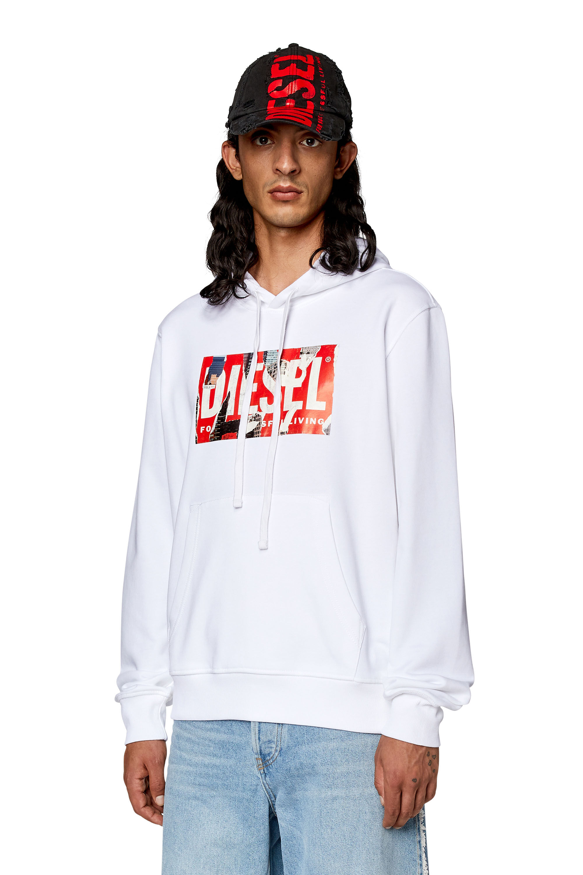 Diesel sale logo hoodie