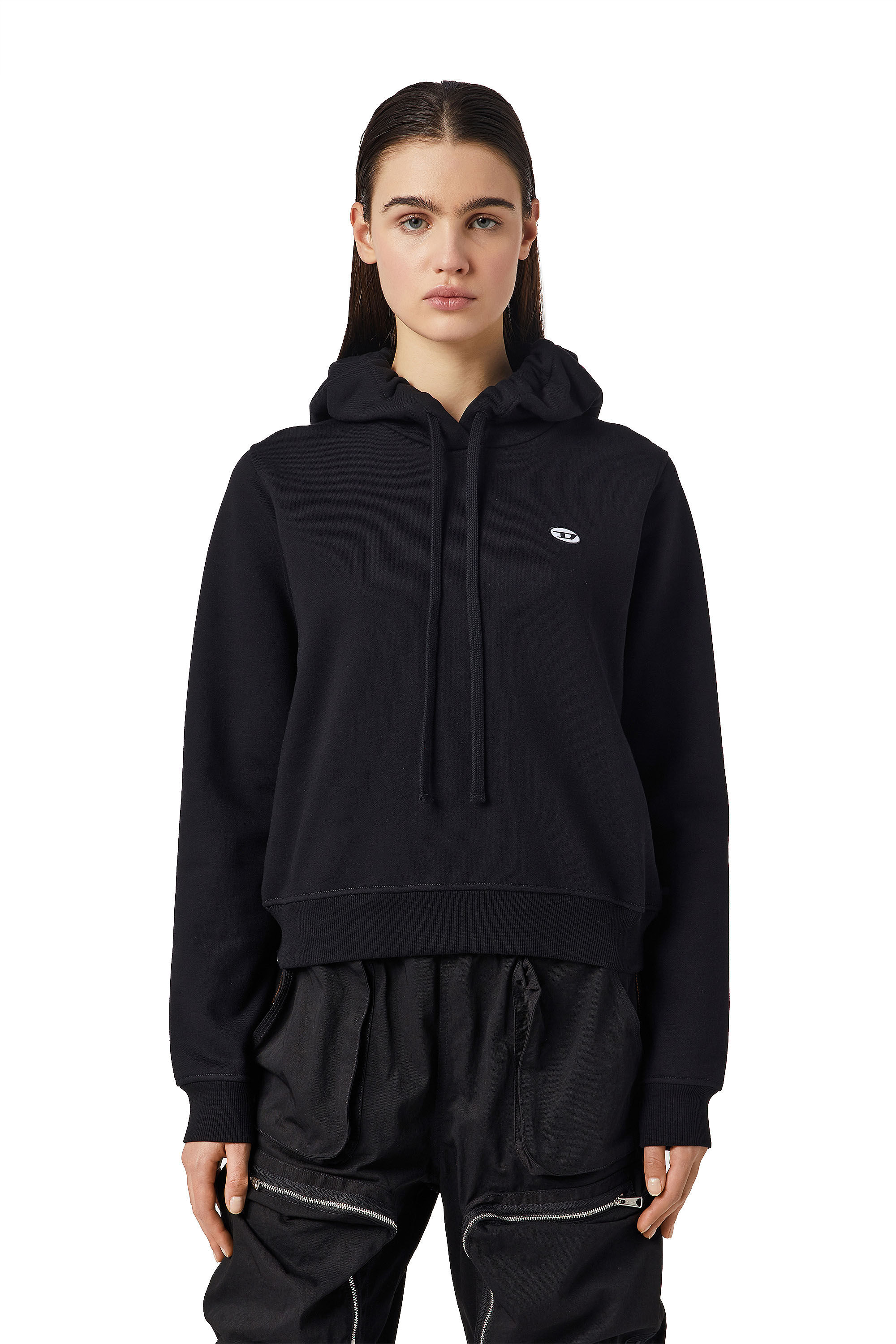 Diesel - F-REGGY-HOOD-DOVAL-PJ, Black - Image 3