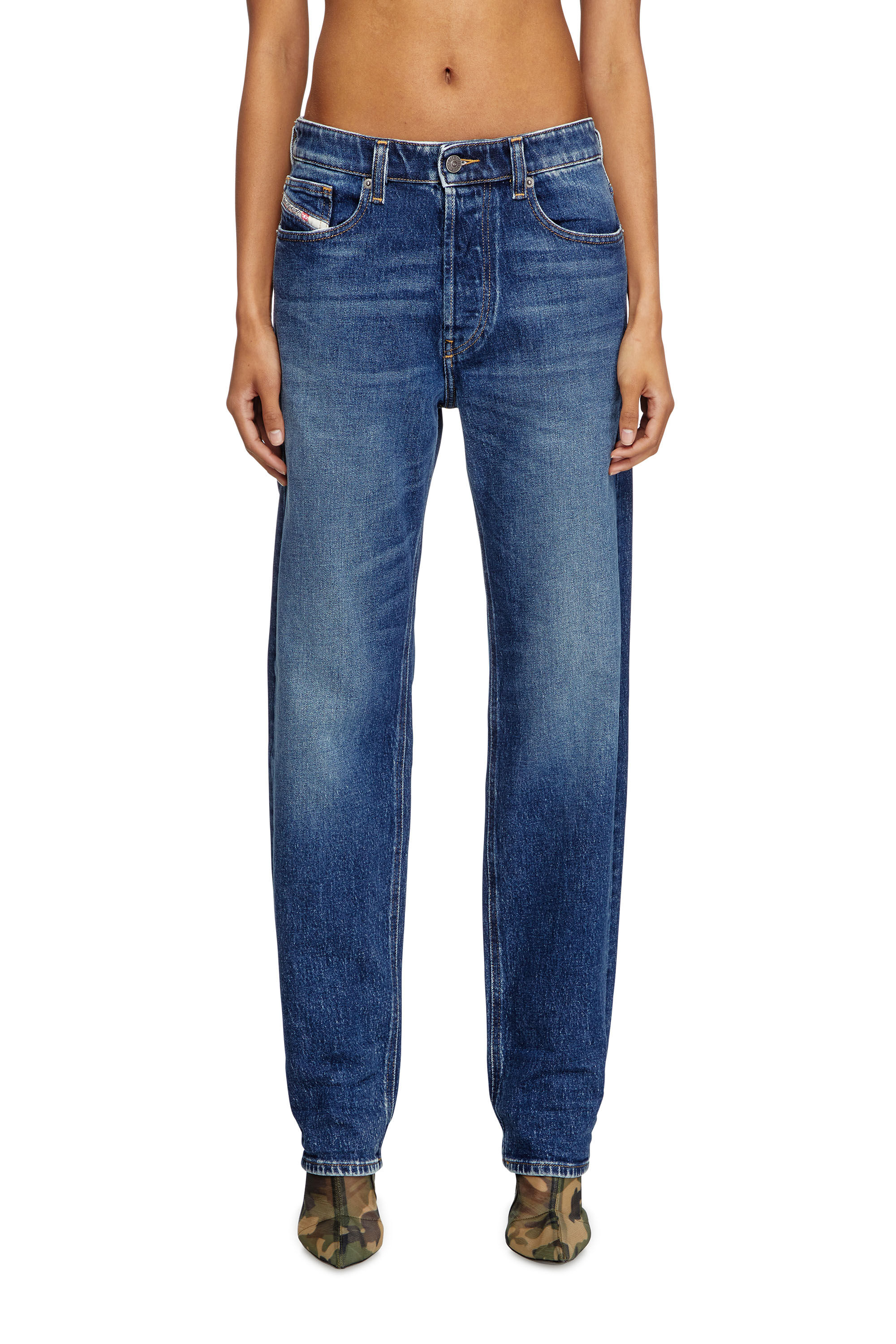 パンツ Diesel 1988 D-ARK Women's Regular Jeans | Low Waist 1988 D-Ark | Medium blue