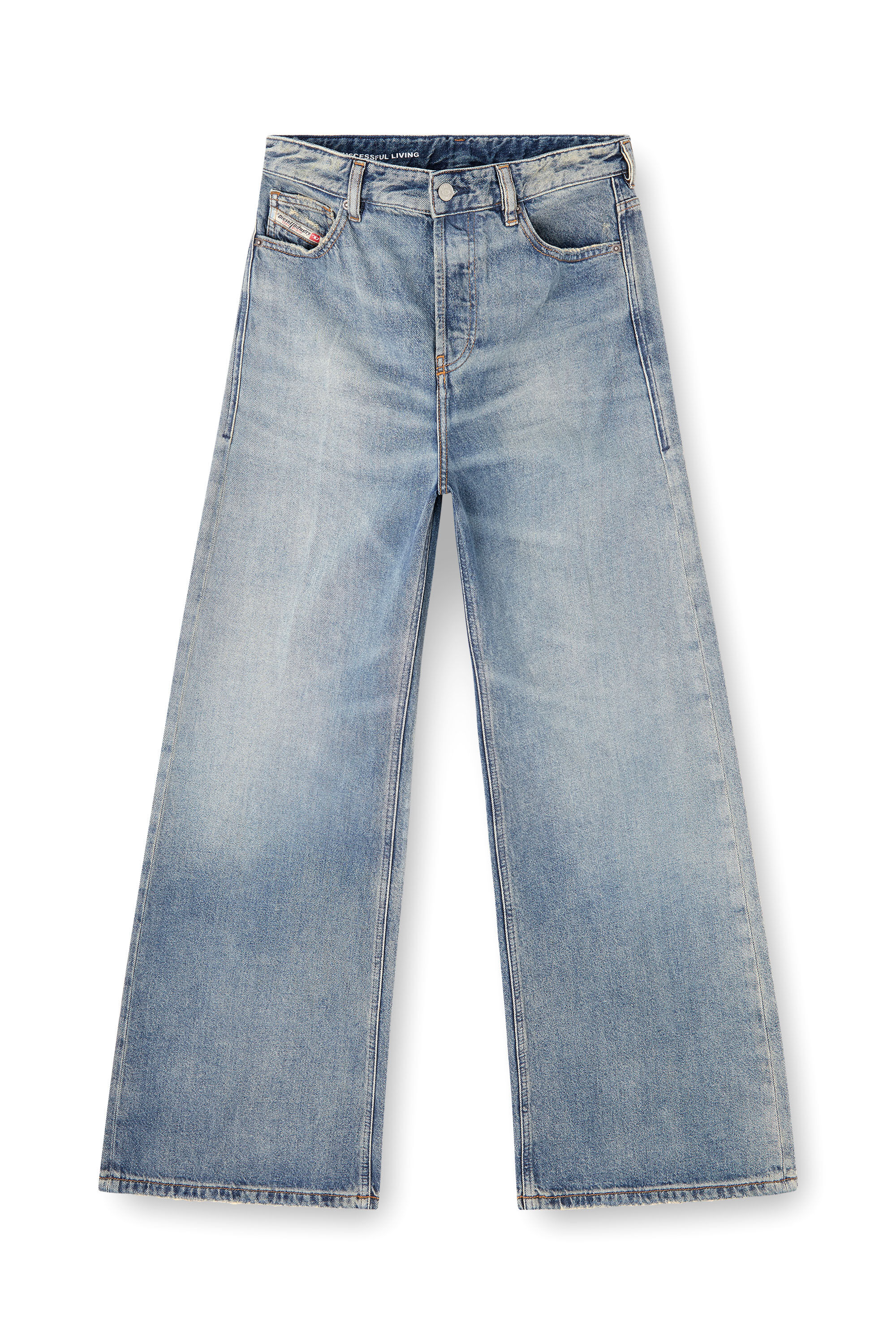 Diesel - Woman's Relaxed Jeans 1996 D-Sire 0BEBL, Medium blue - 2