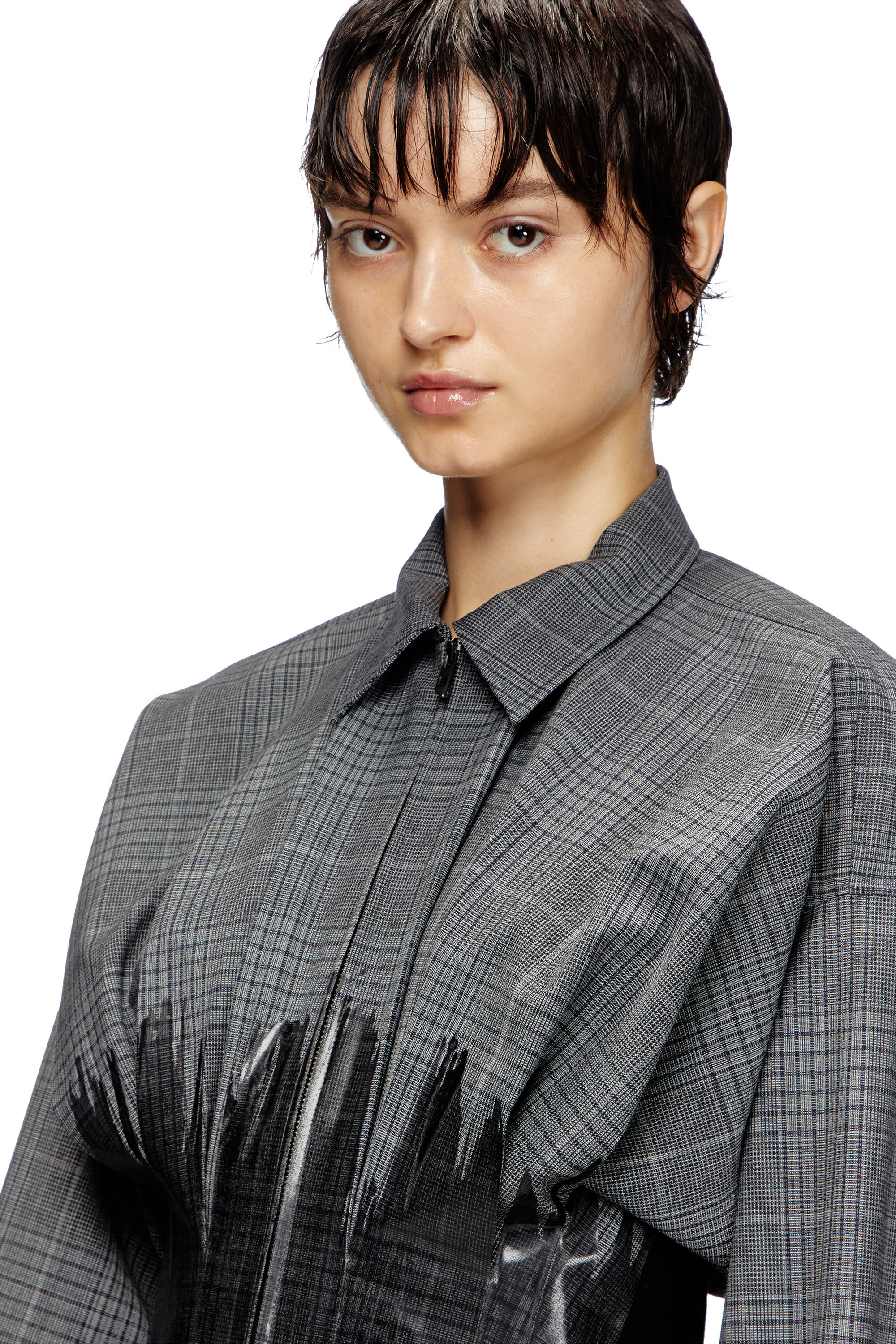DIESEL(ディーゼル) K XAVIER 切替ニット A01293 0GBAF A01293 0GBAF オリーブ×パープル サイズ  M｜【公式】カインドオルオンライン ブランド古着・中古通販【kindal】