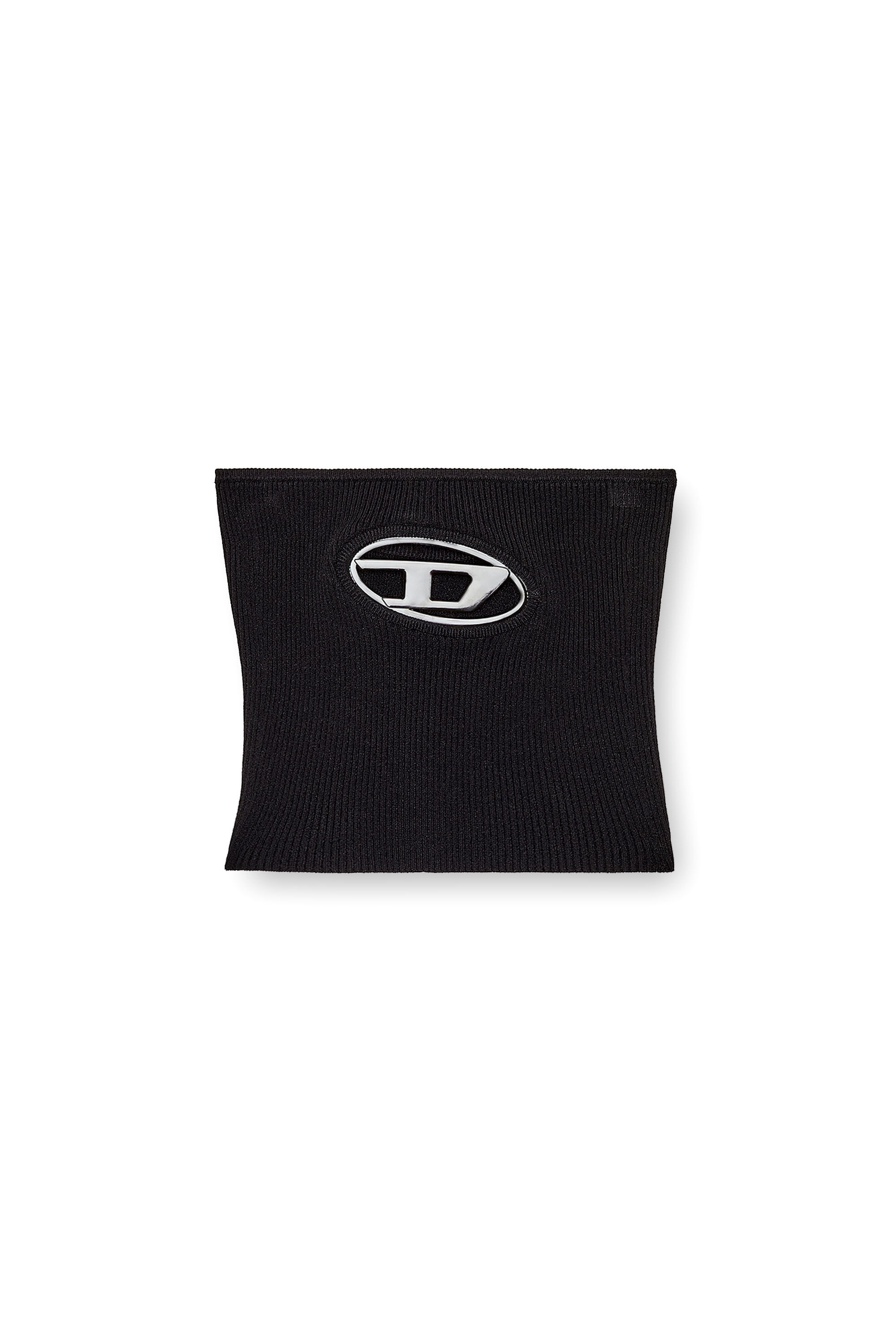 M-CLARKSVILLE Woman: Bandeau ribbed Top, D logo plaque | Diesel