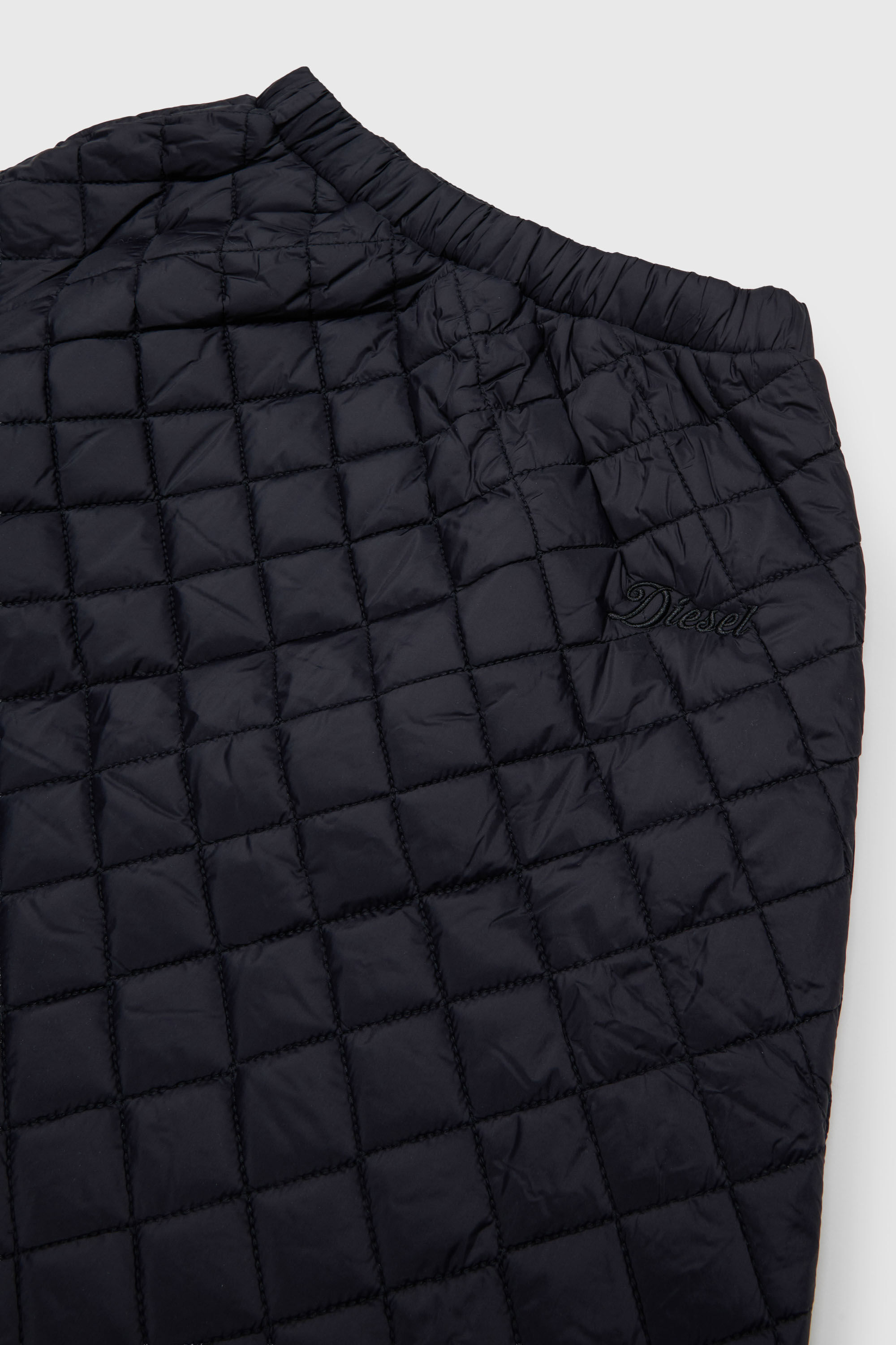 Diesel - GMONTY, Woman's Quilted nylon skirt in Black - 3