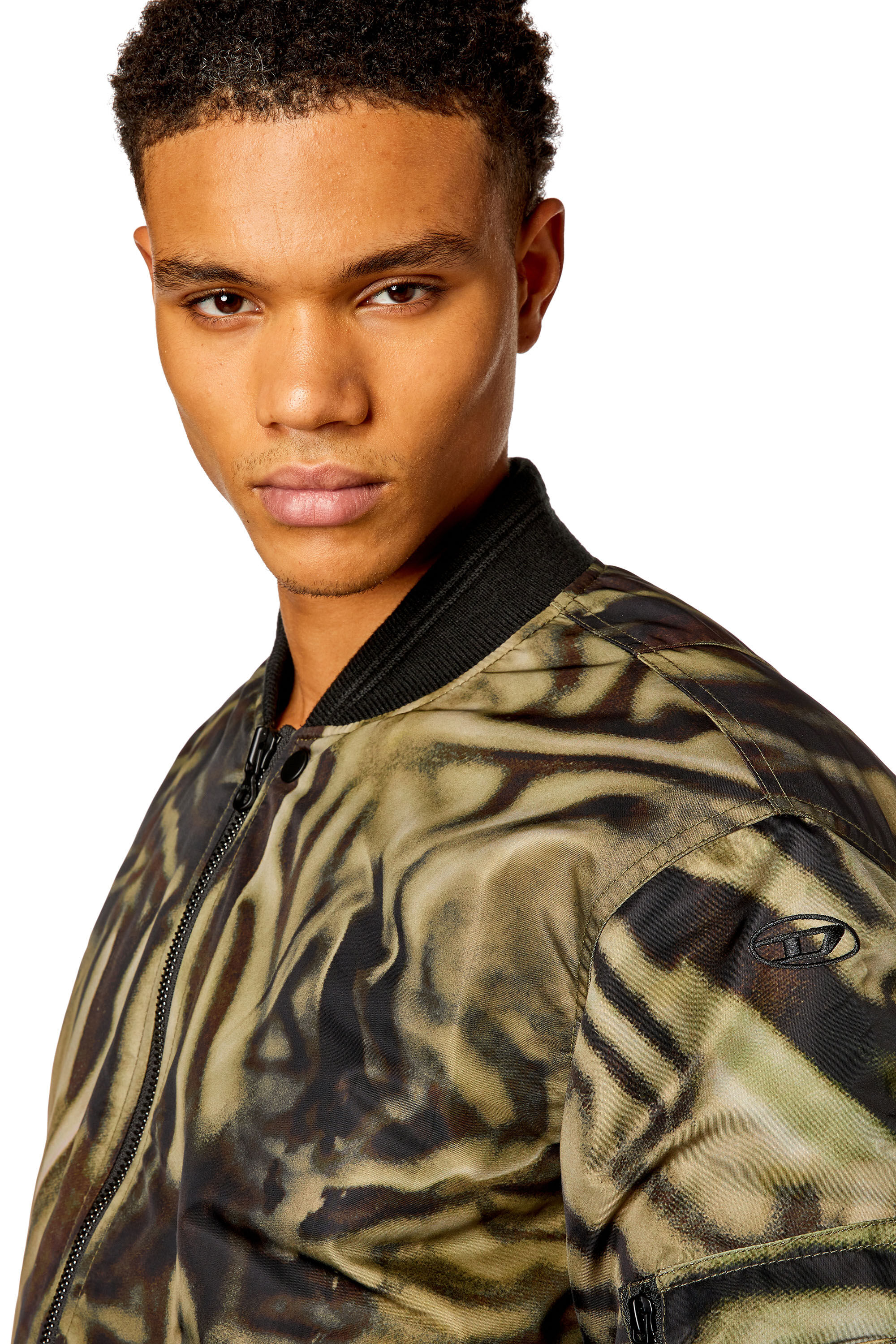 Mens bomber jacket shop print