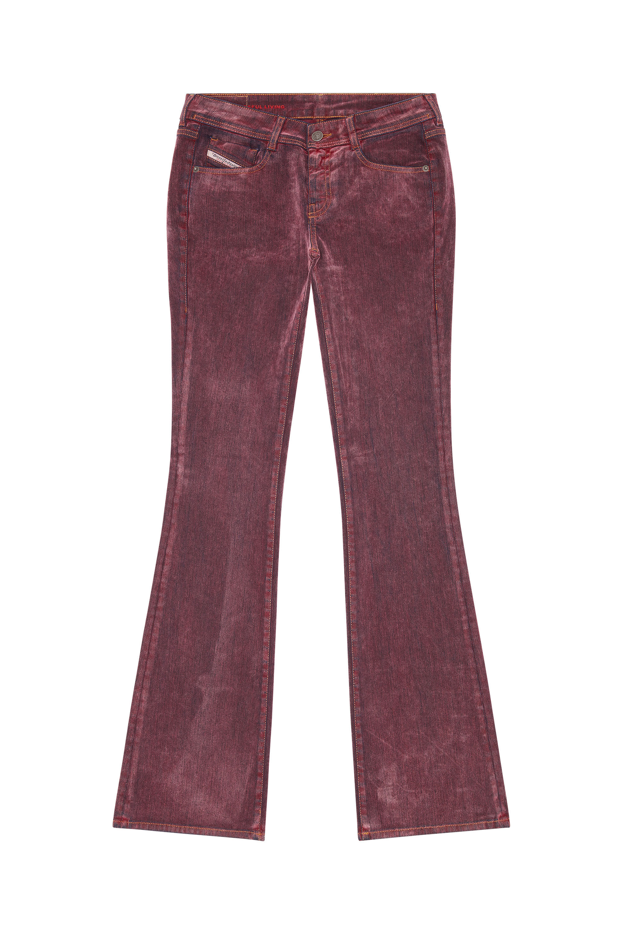 Diesel - 1969 D-Ebbey 0ELAH Bootcut and Flare Jeans, Pink - Image 2