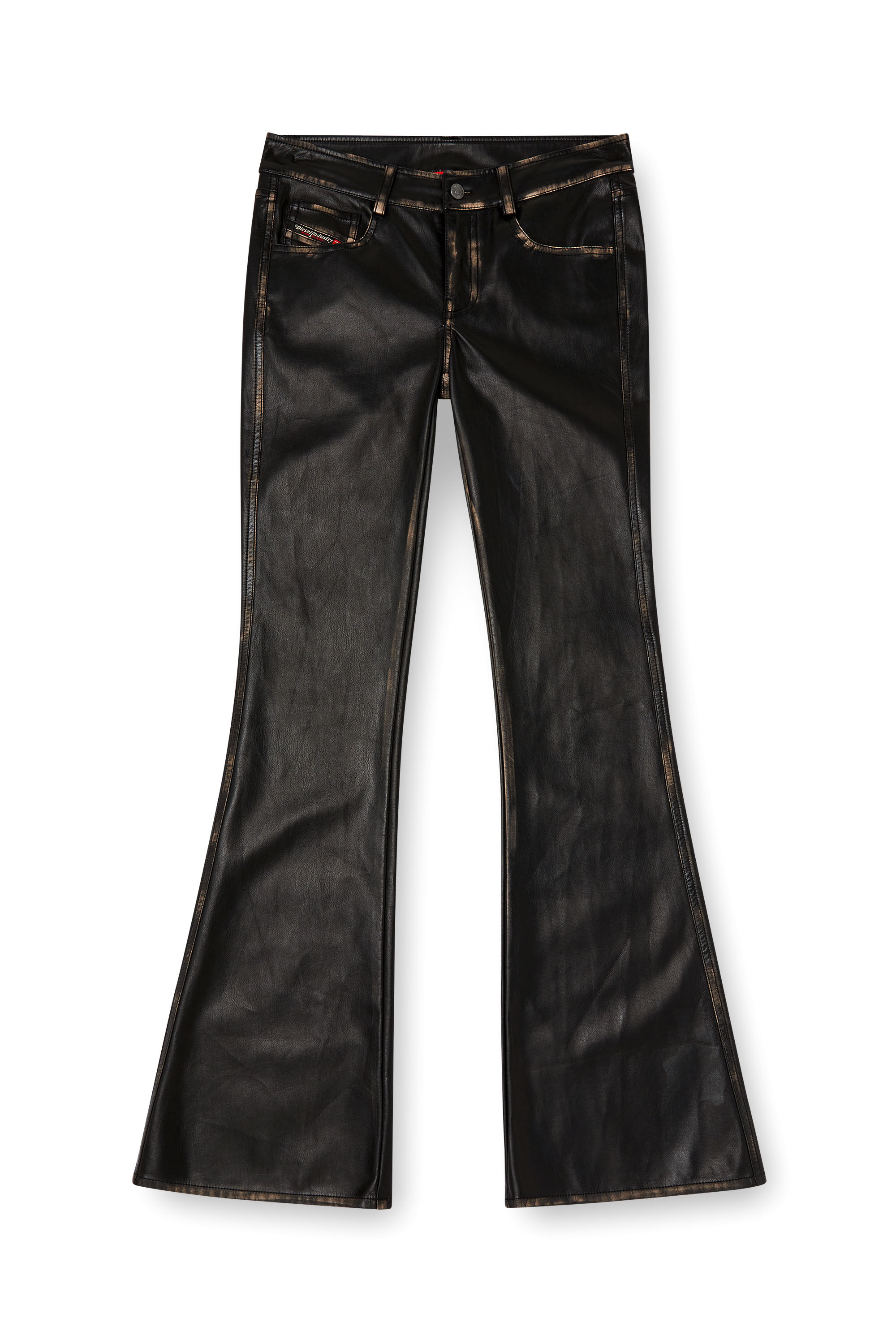 パンツ DIESEL Woman Pants Black A167010IKAR 900 Women's Faux leather five pocket pants | Black | Diesel