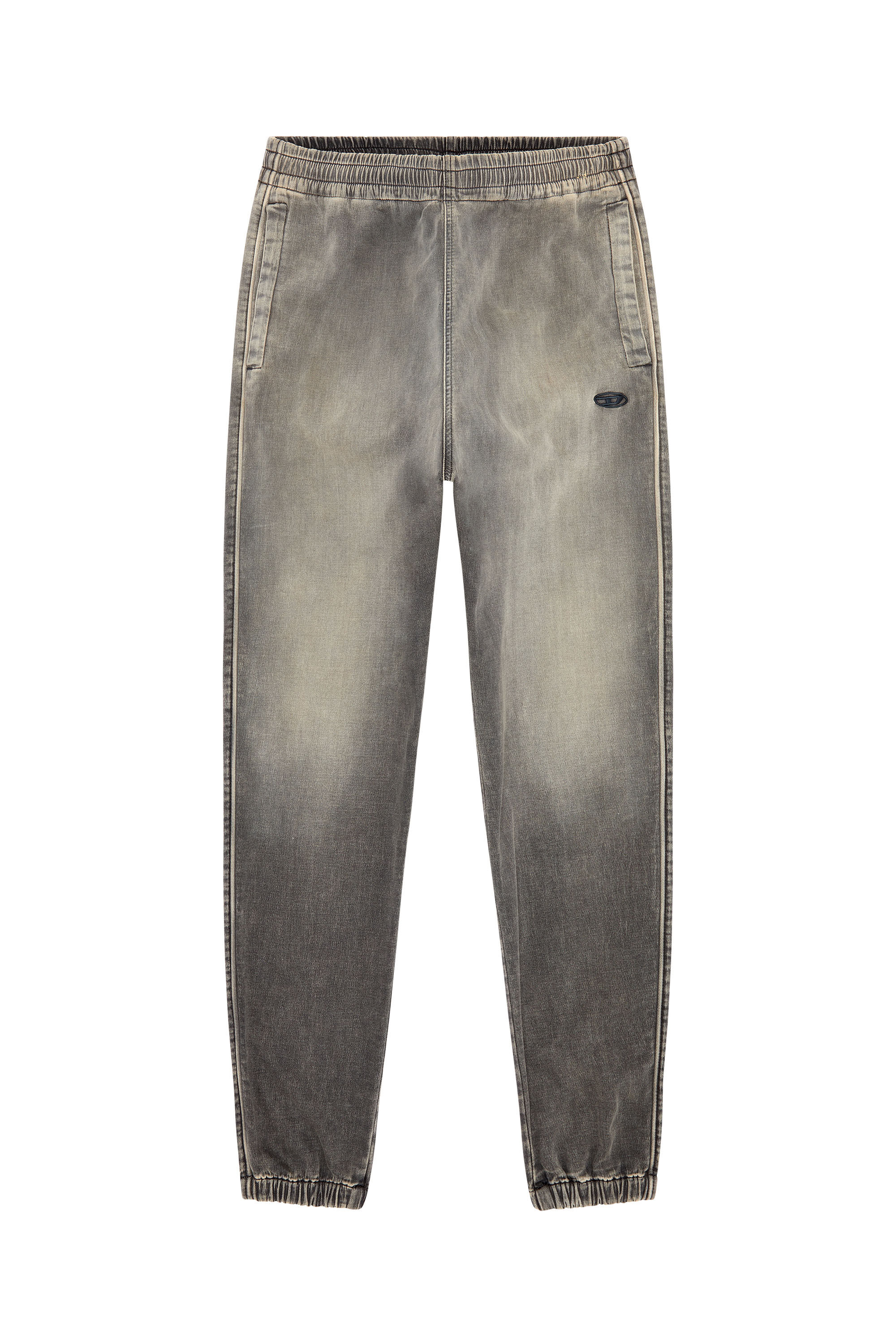 Men s Tapered Jeans Grey Diesel D Lab Track Denim