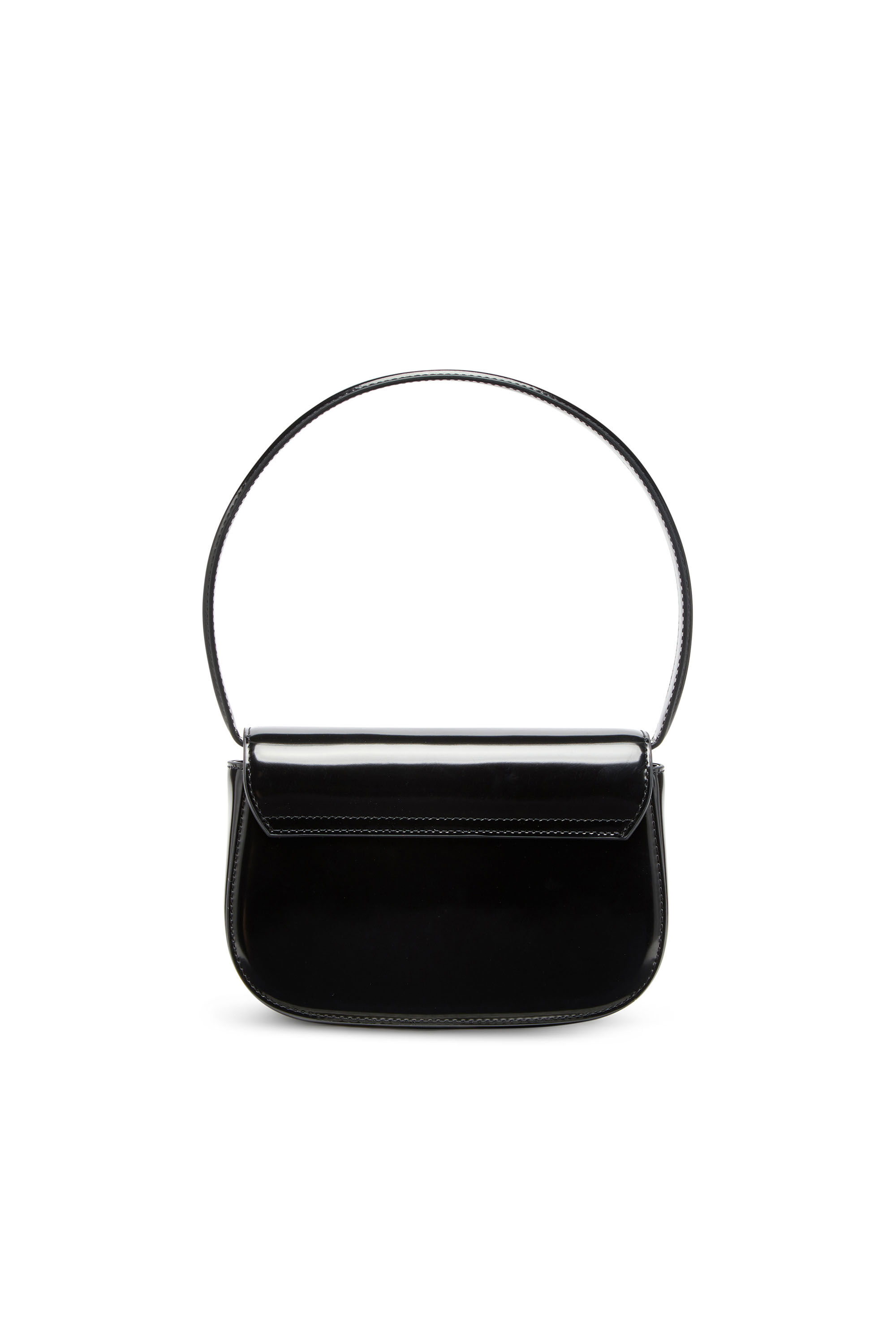 Women's 1DR-Iconic shoulder bag in mirrored leather | Black | Diesel