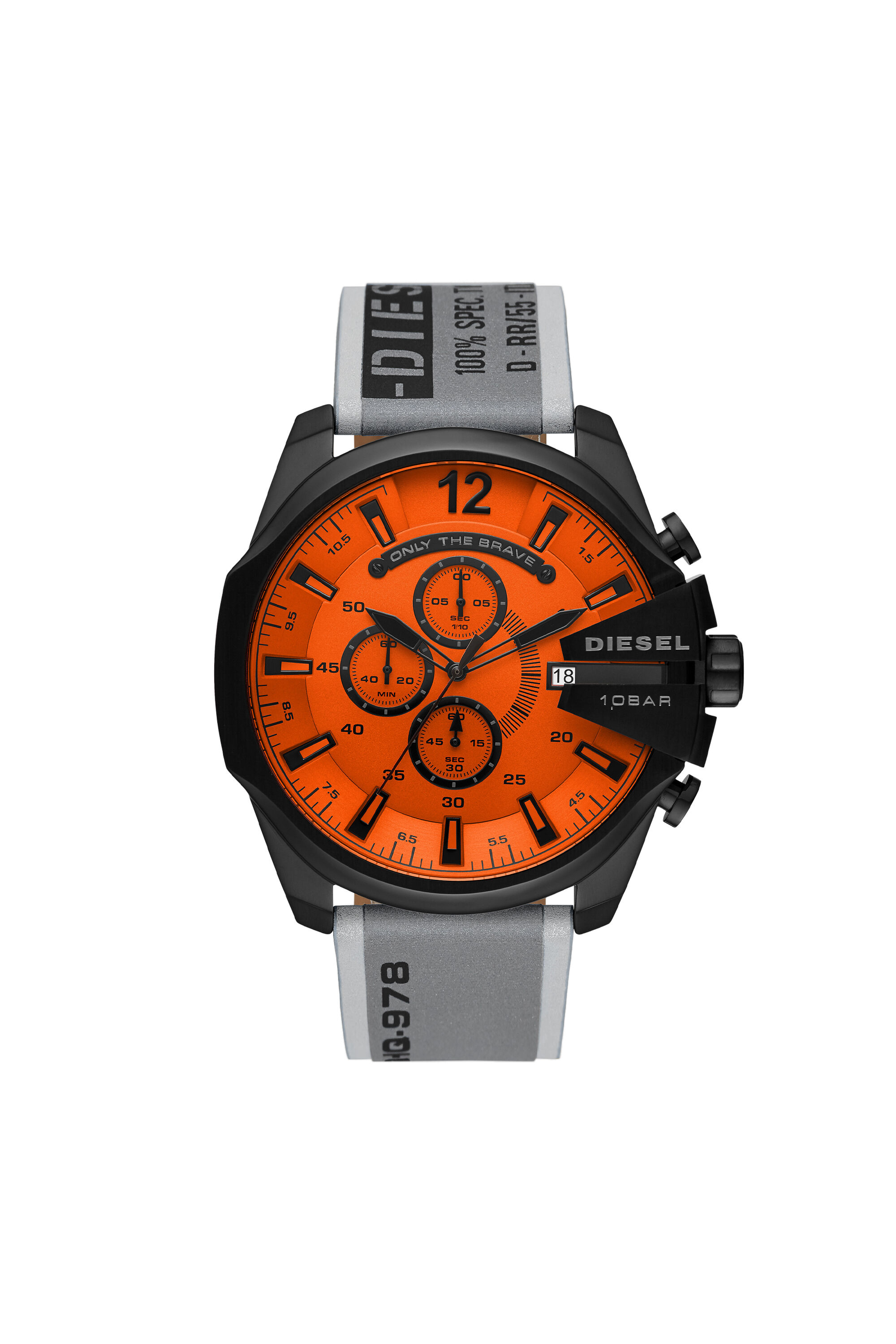 Diesel orange watch new arrivals