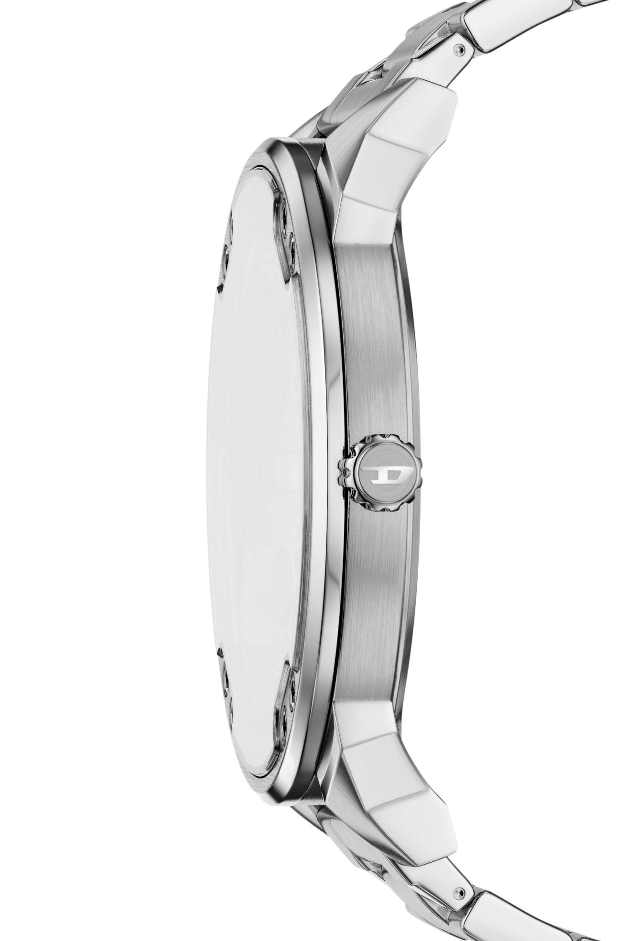 Diesel - DZ7495 WATCH, Man's Mr. Daddy Slim Stainless Steel Watch in Silver - 3