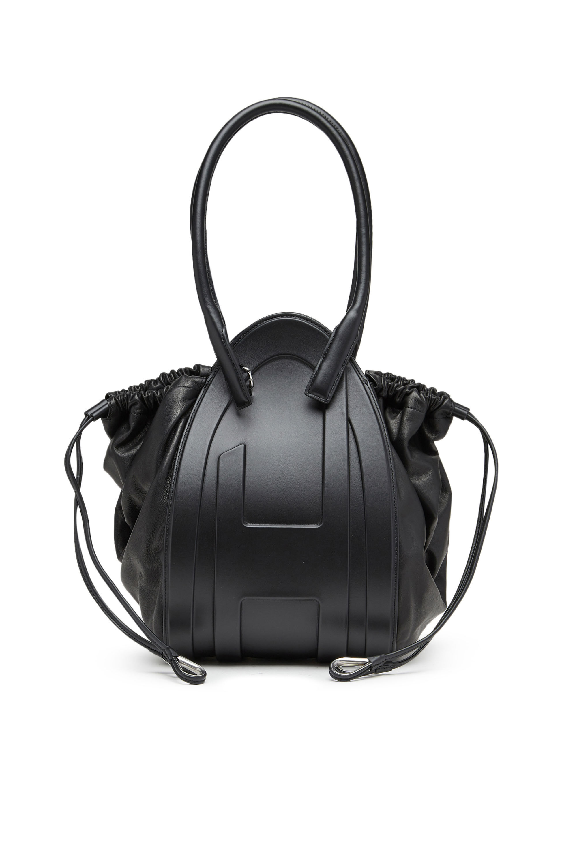 1DR FOLD M Woman Shoulder bag with maxi embossed logo Diesel