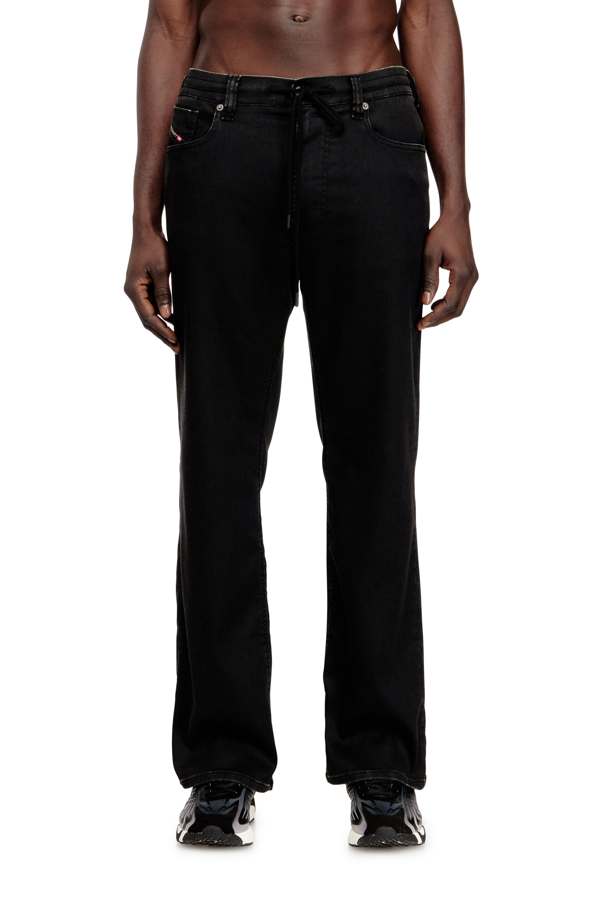Diesel - Man's Relaxed 2080 D-Reel Joggjeans® 09N90, Black/Dark grey - 3