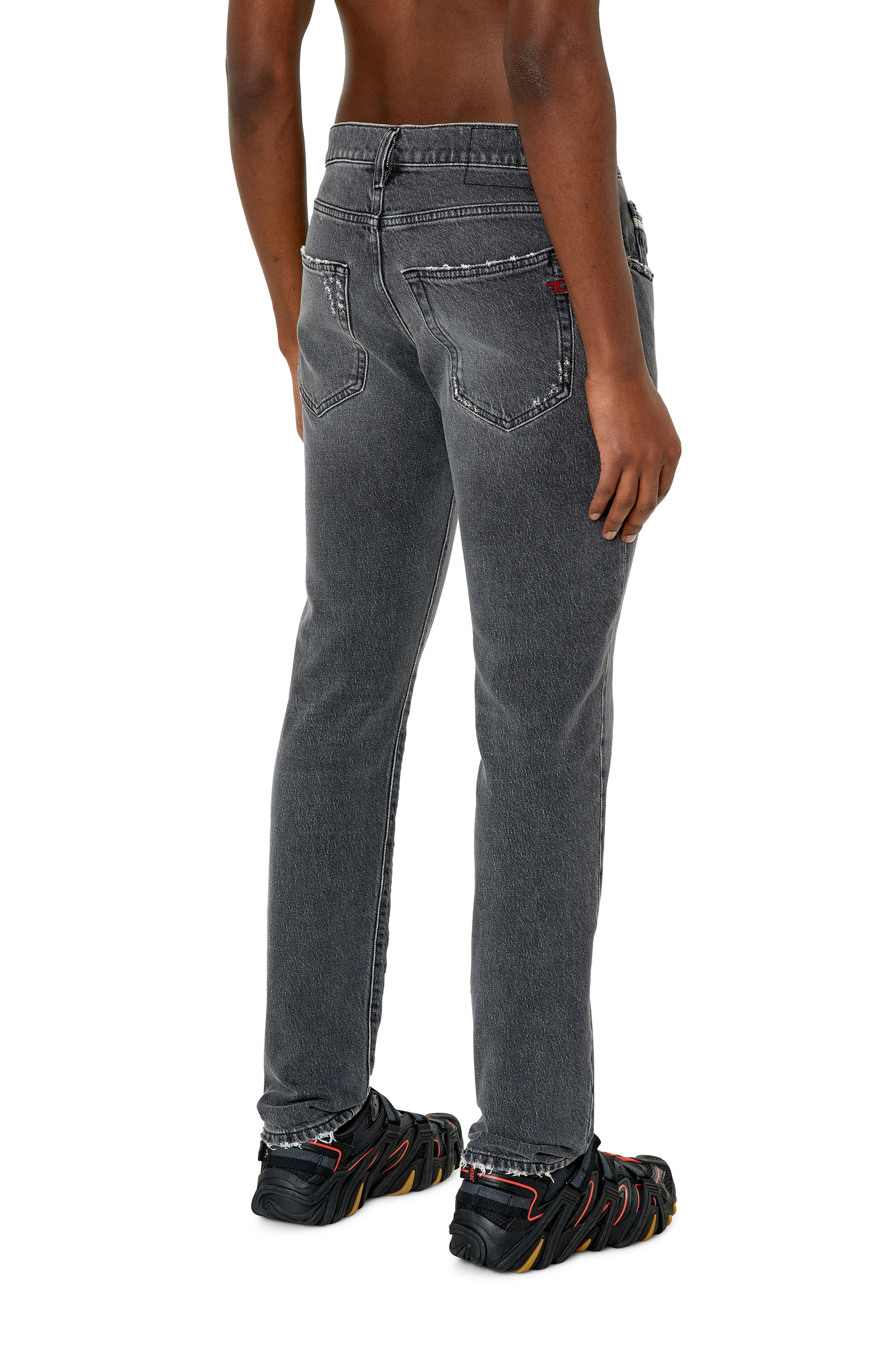2019 D STRUKT Man Slim Dark grey Jeans Diesel