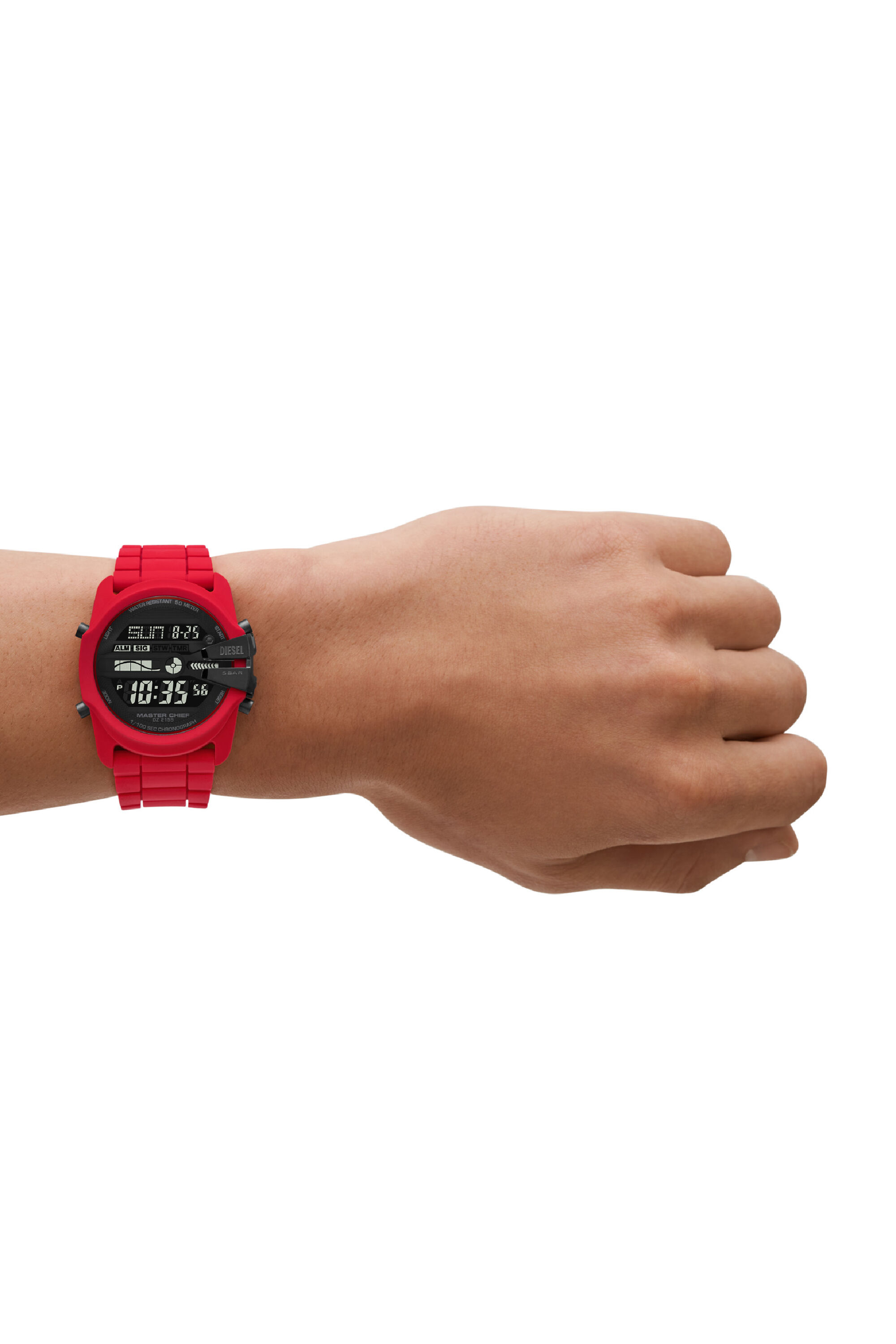 Men s Master Chief Digital silicone watch DZ2159 Diesel