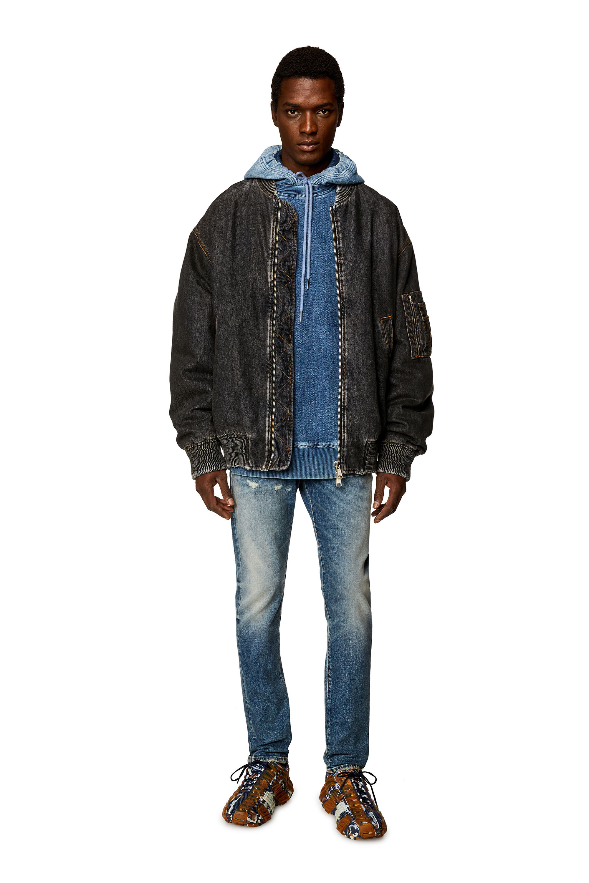 Men s Slim Jeans Light grey Diesel 2019 D Strukt