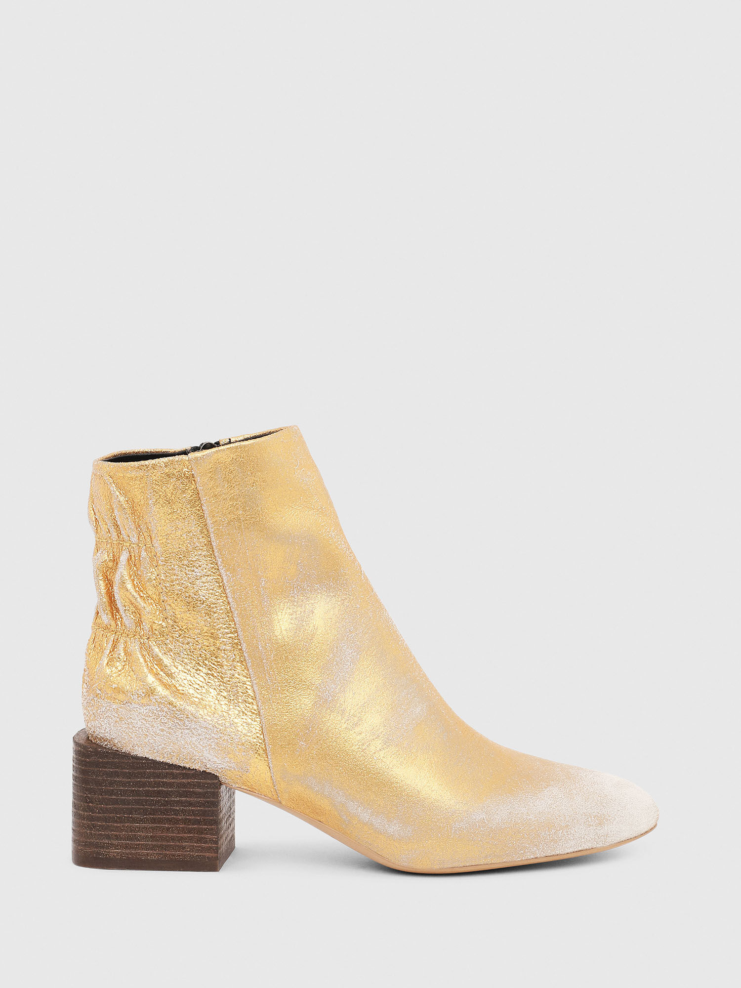 gold ankle boots uk