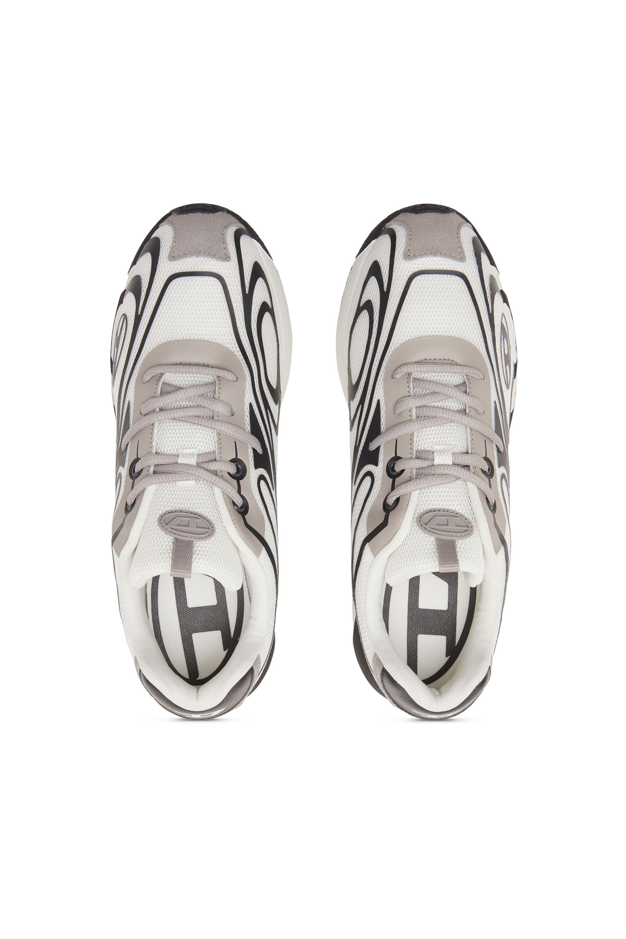 Diesel - S-D-VIT'S 500 LOW, Man's S-D-Vit - Lace-up sneakers in Black/White - 4