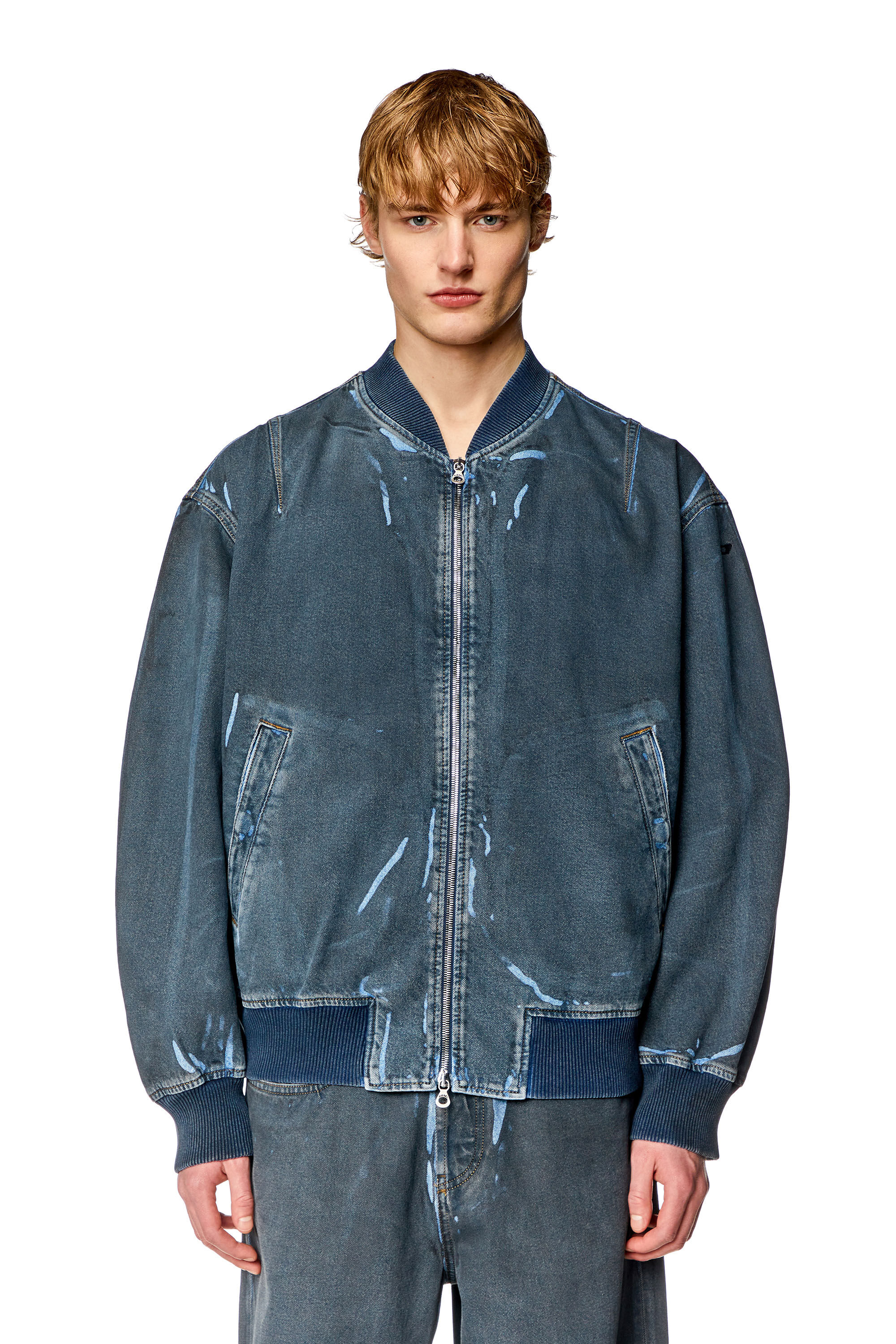 Amiri denim bomber clearance jacket