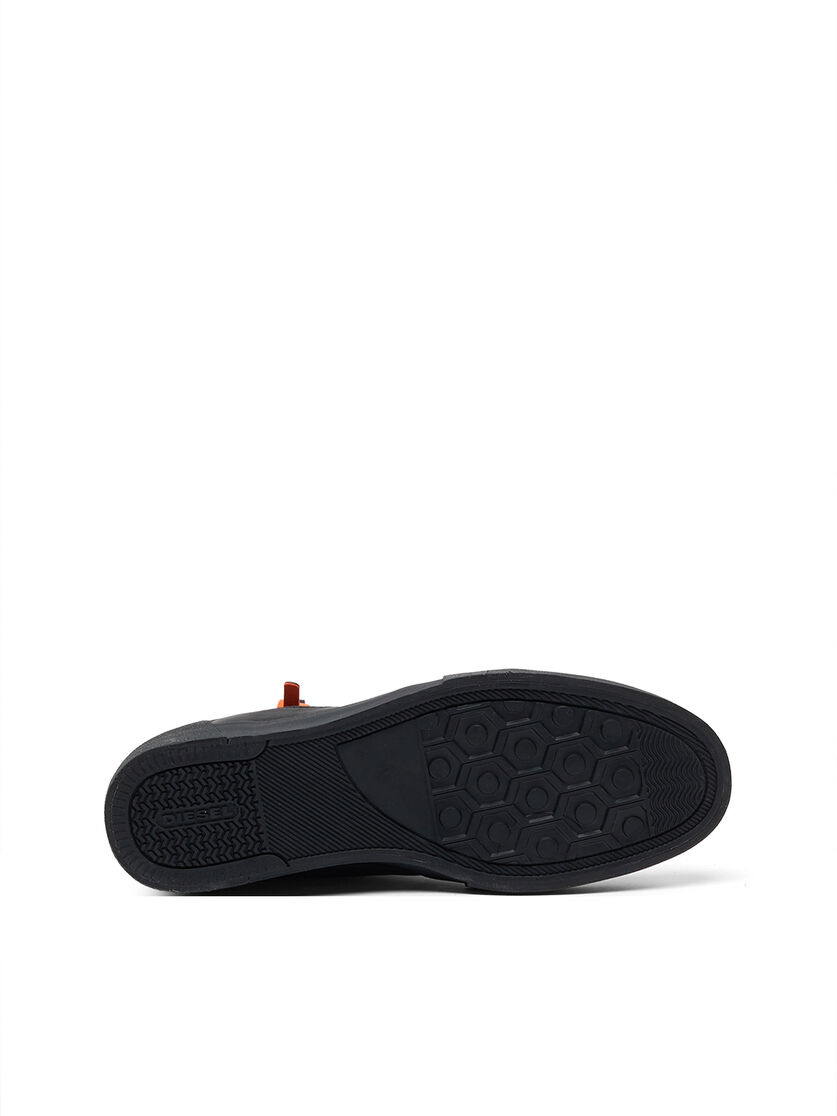 diesel panelled platform sneakers