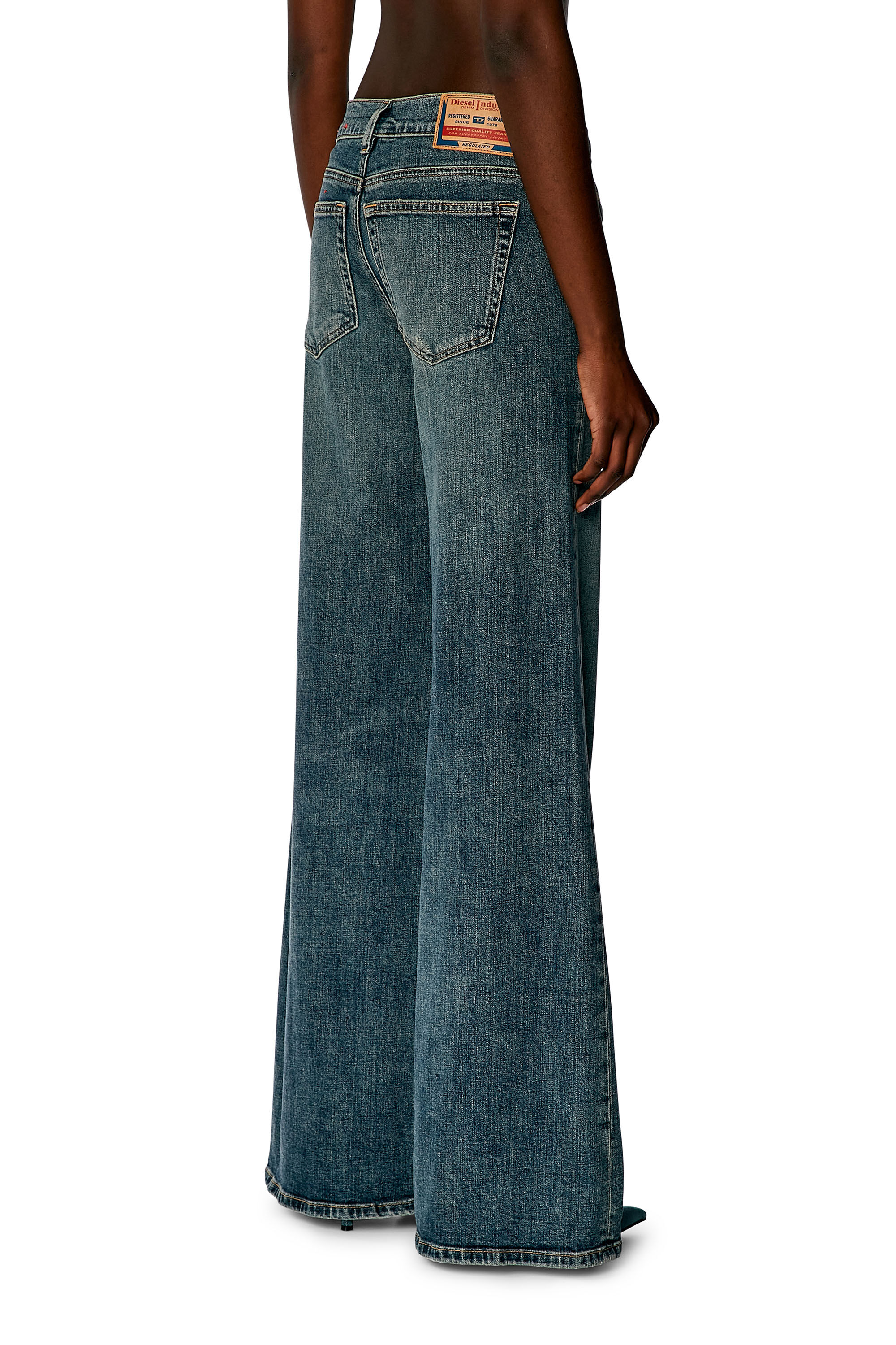 Women s Bootcut and Flare Jeans Medium blue Diesel 1978 D Akemi