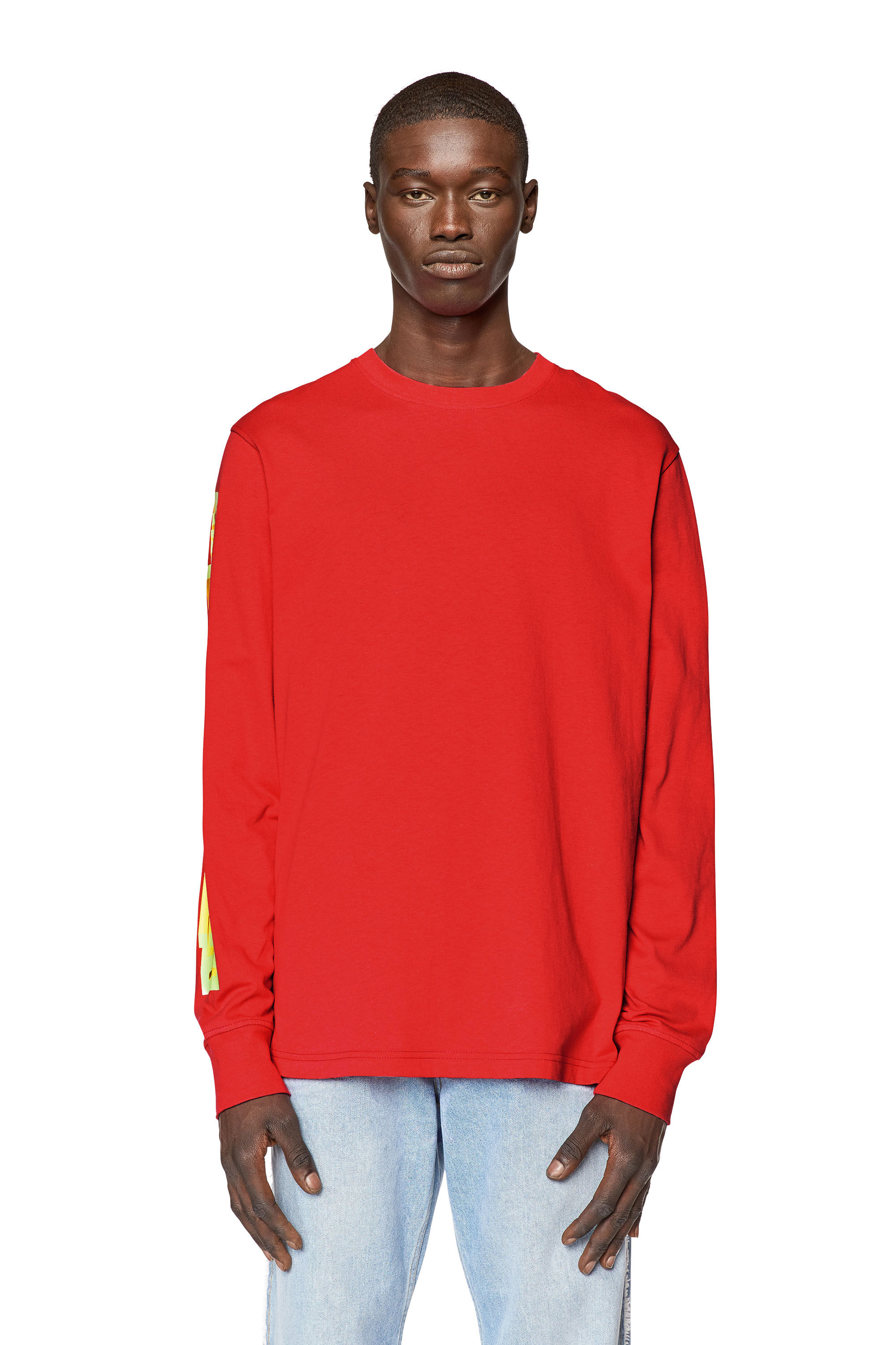 Diesel - T-JUST-LS-L1, Red - Image 6