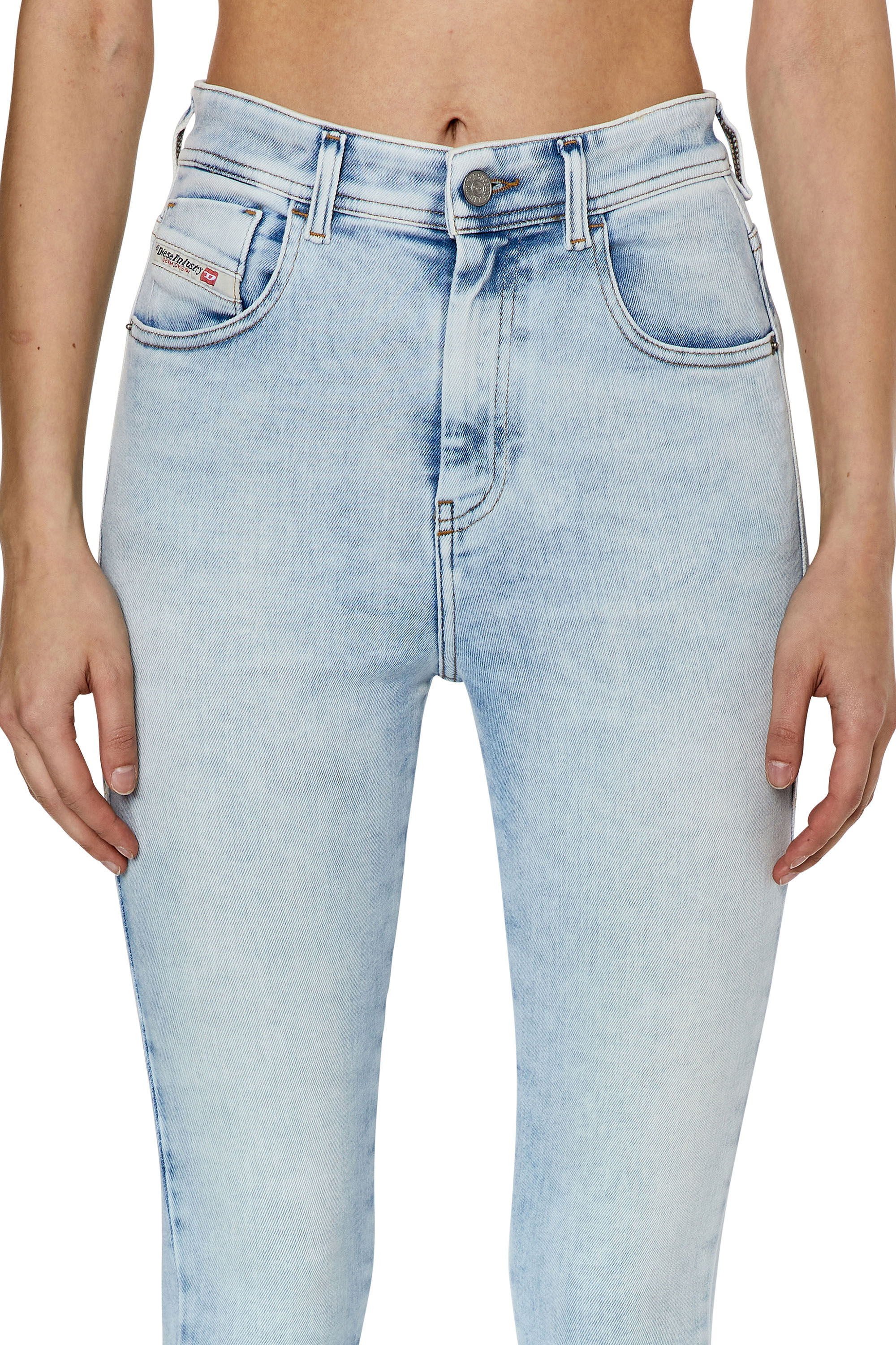 Women s Super skinny Jeans Light blue Diesel 1984 Slandy High