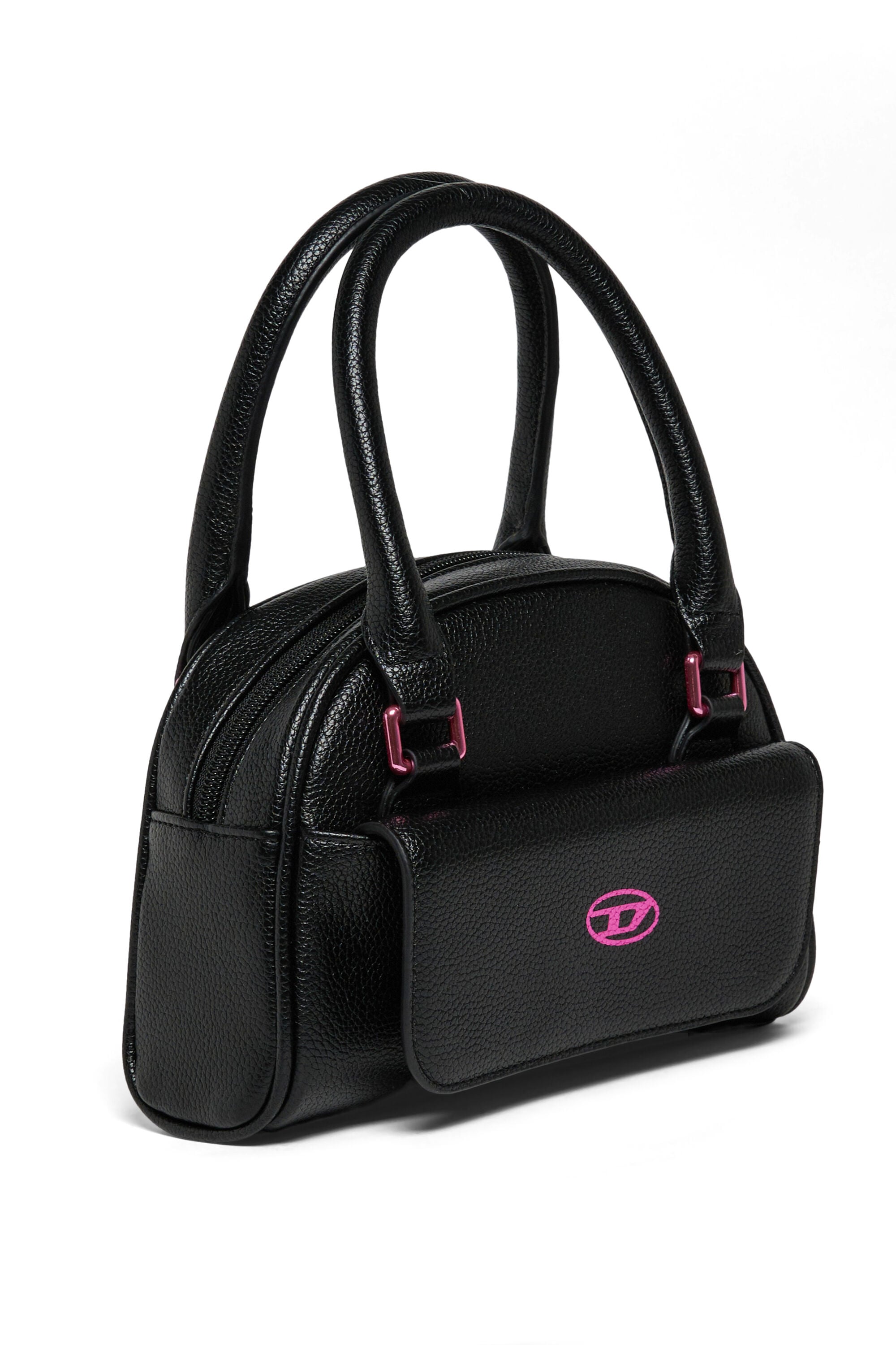 Diesel - WREDY, Woman's WREDY - Bag in grainy coated fabric in Black - 3