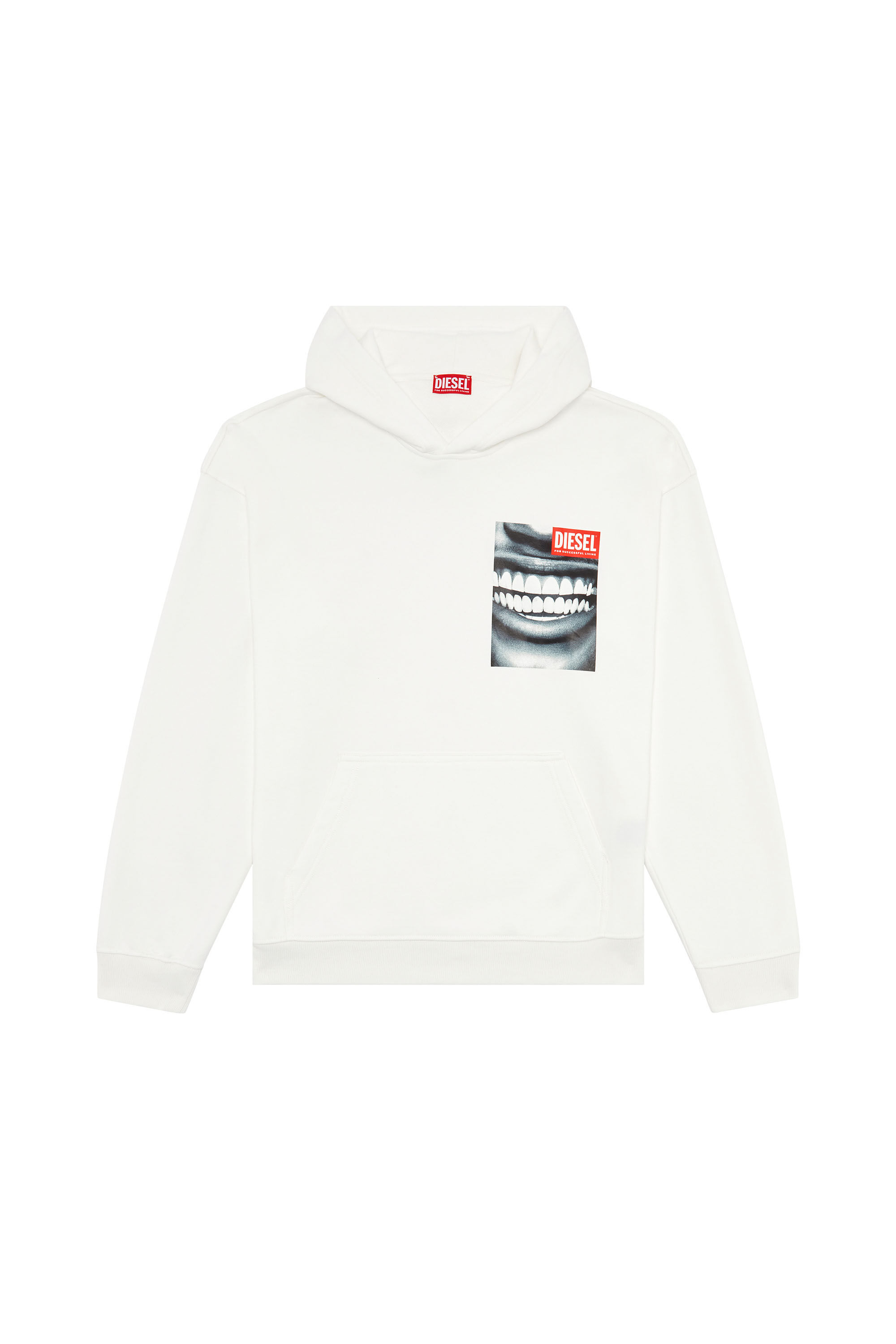 Diesel cheap white hoodie