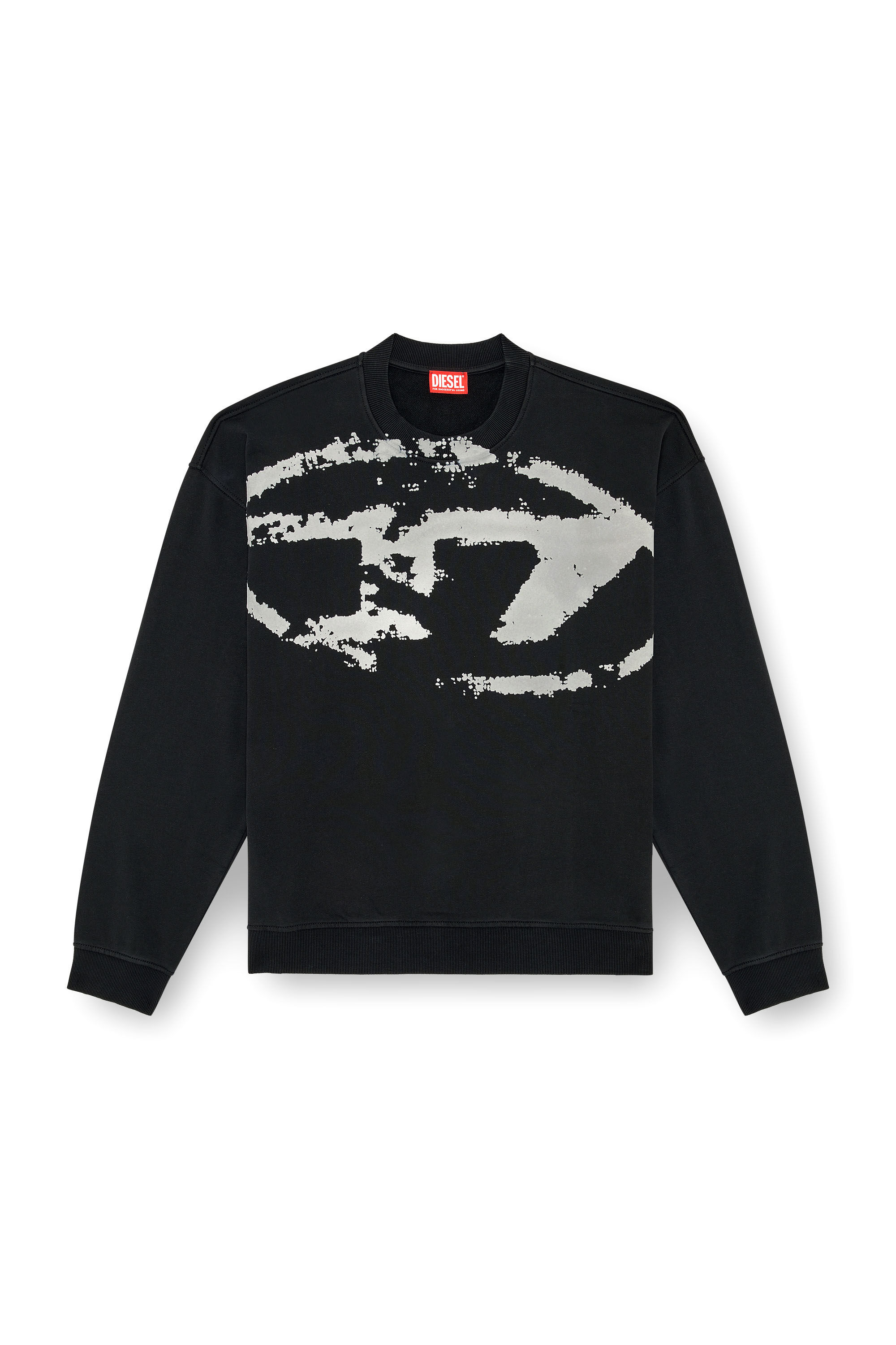 Black diesel sweatshirt cheap
