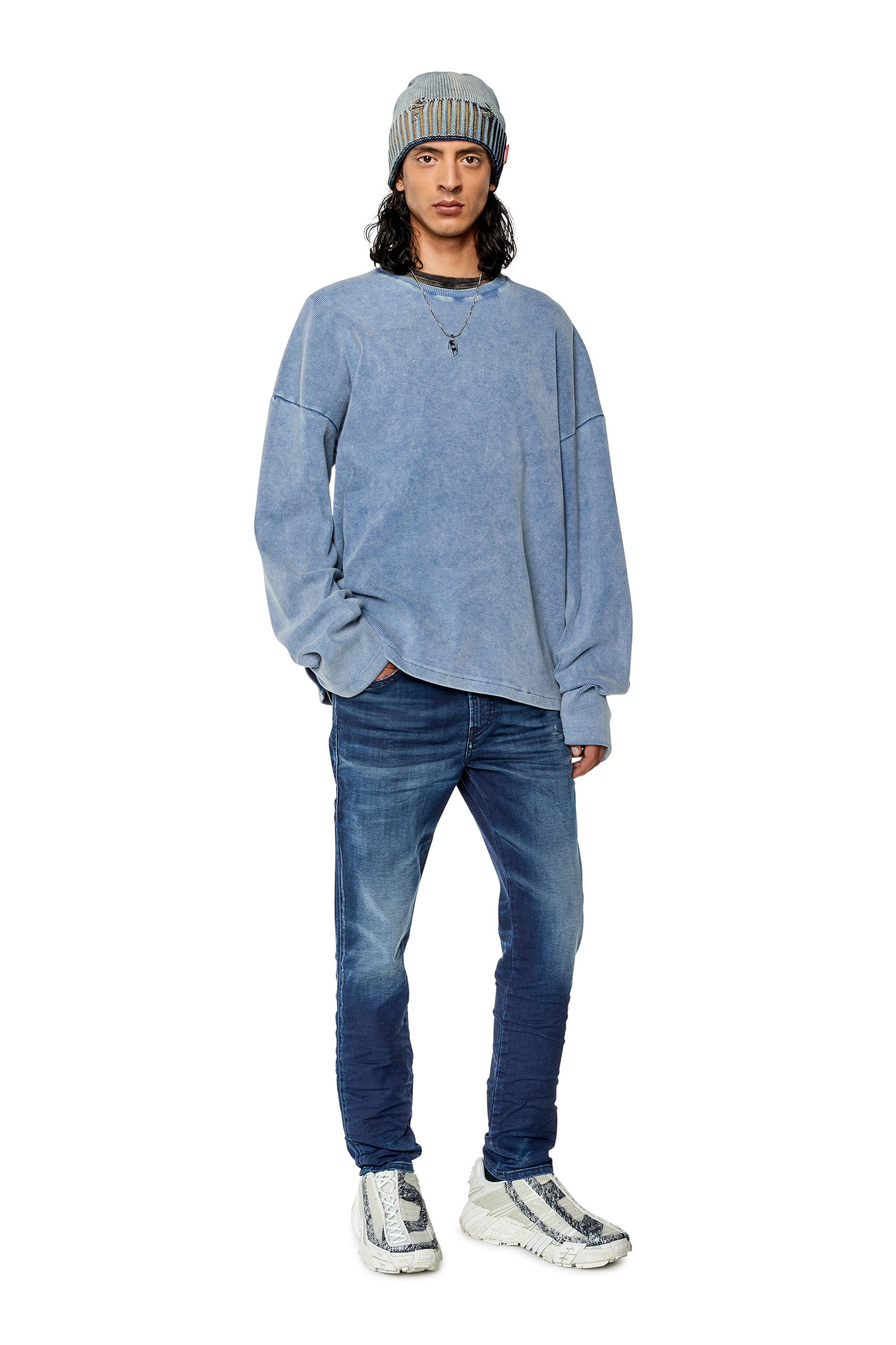 Diesel - Slim E-Spender JoggJeans® 068FQ, Dark Blue - Image 1
