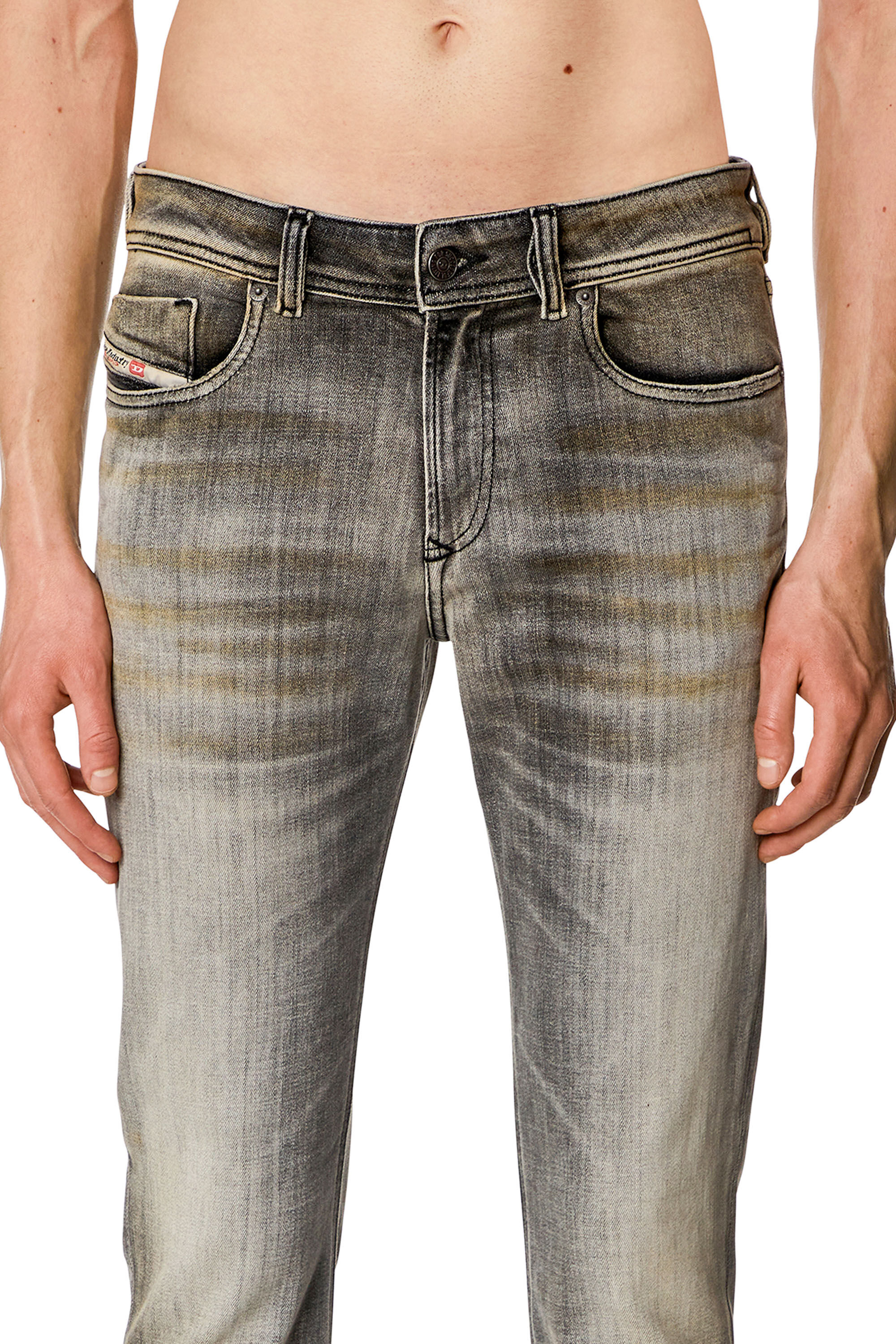 Men s Skinny Jeans Grey Diesel 1979 Sleenker