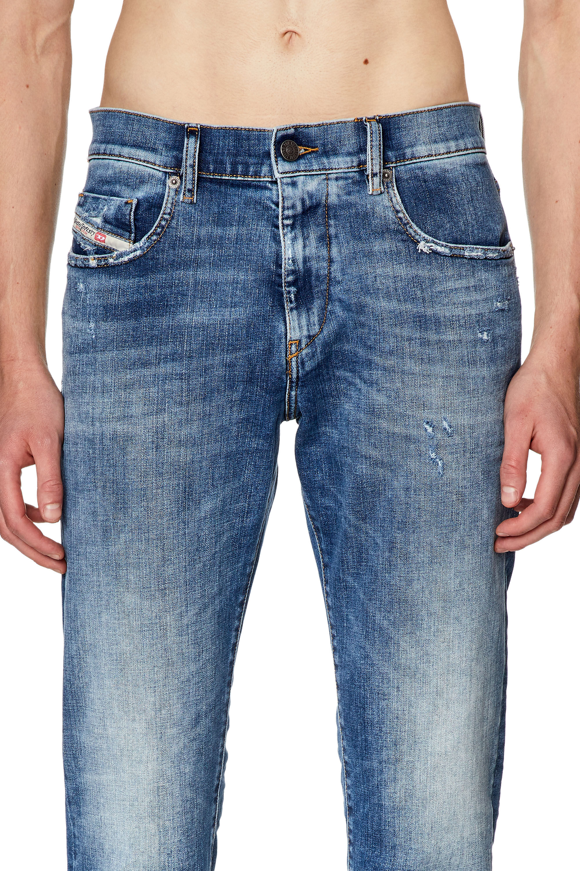 Men s Slim Jeans Medium blue Diesel 2019 D Strukt