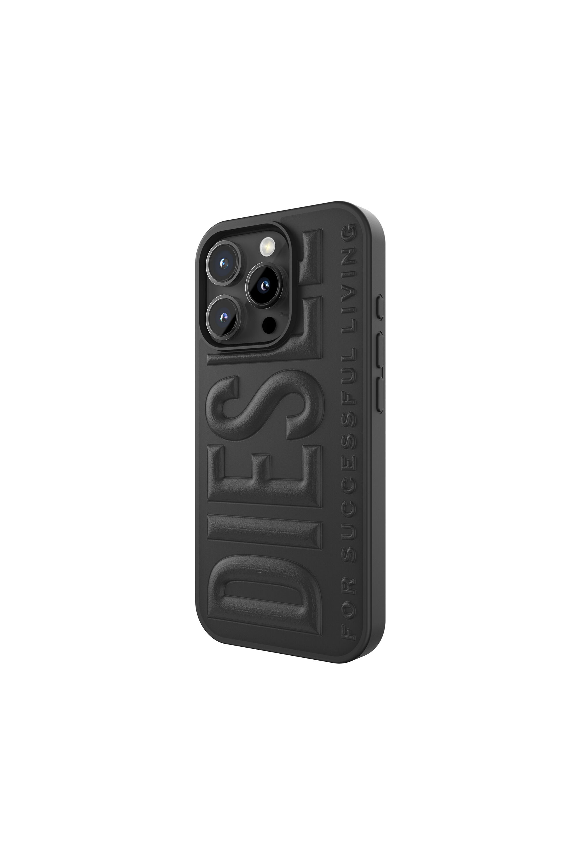 スマホアクセサリー DIESEL Black Oxidized Biscotto Case Black 3D Biscotto Case for iP 16