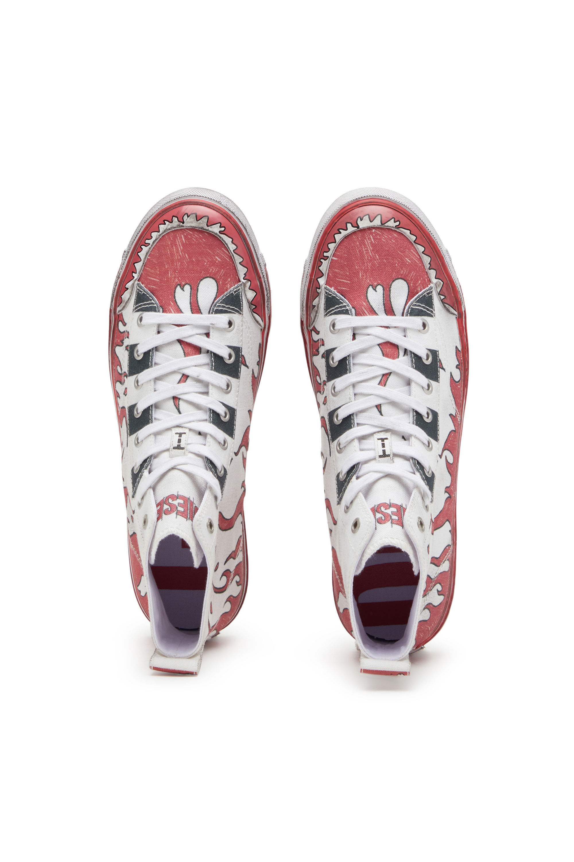 Diesel - S-ATHOS MID, White/Red - Image 4